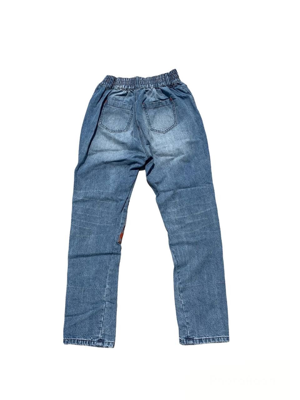 Japanese Brand Vintage Custom Happy Patchwork Sz 30 ~ 34 Denim Jeans Size US 32 / EU 48 - 2 Thumbnail