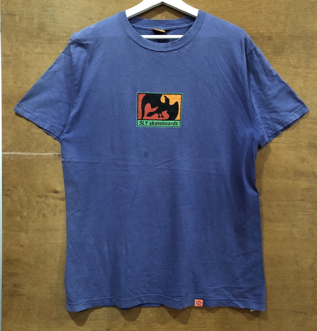Vintage Vintage SLY SKATEBOARDS tee Size US XL / EU 56 / 4 - 1 Thumbnail