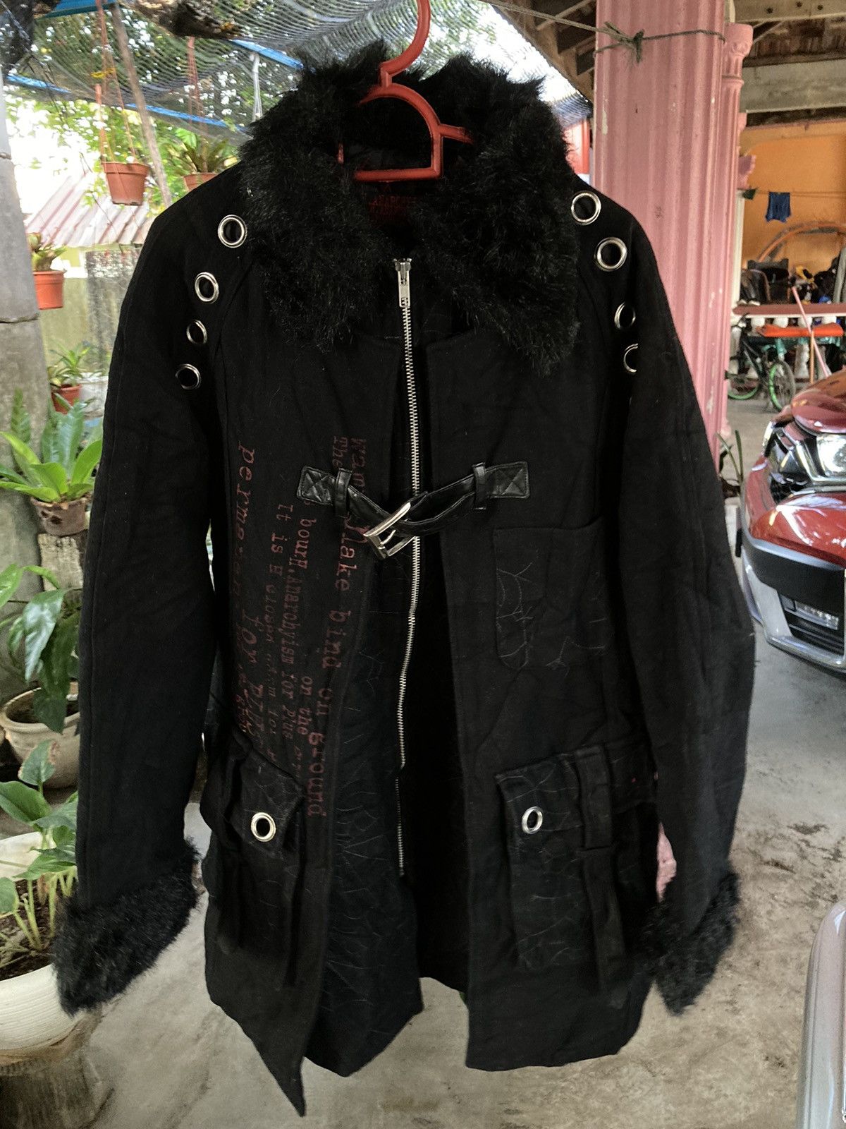 image of Seditionaries x The Anarchy H.anarchyism For Plus Jacket in Black, Men's (Size Medium)
