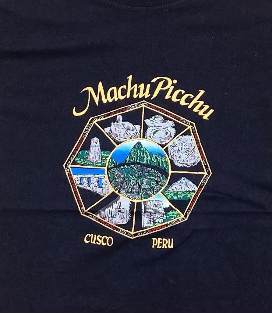 Vintage vintage tee D - 24 machu picchu Size US L / EU 52-54 / 3 - 2 Thumbnail