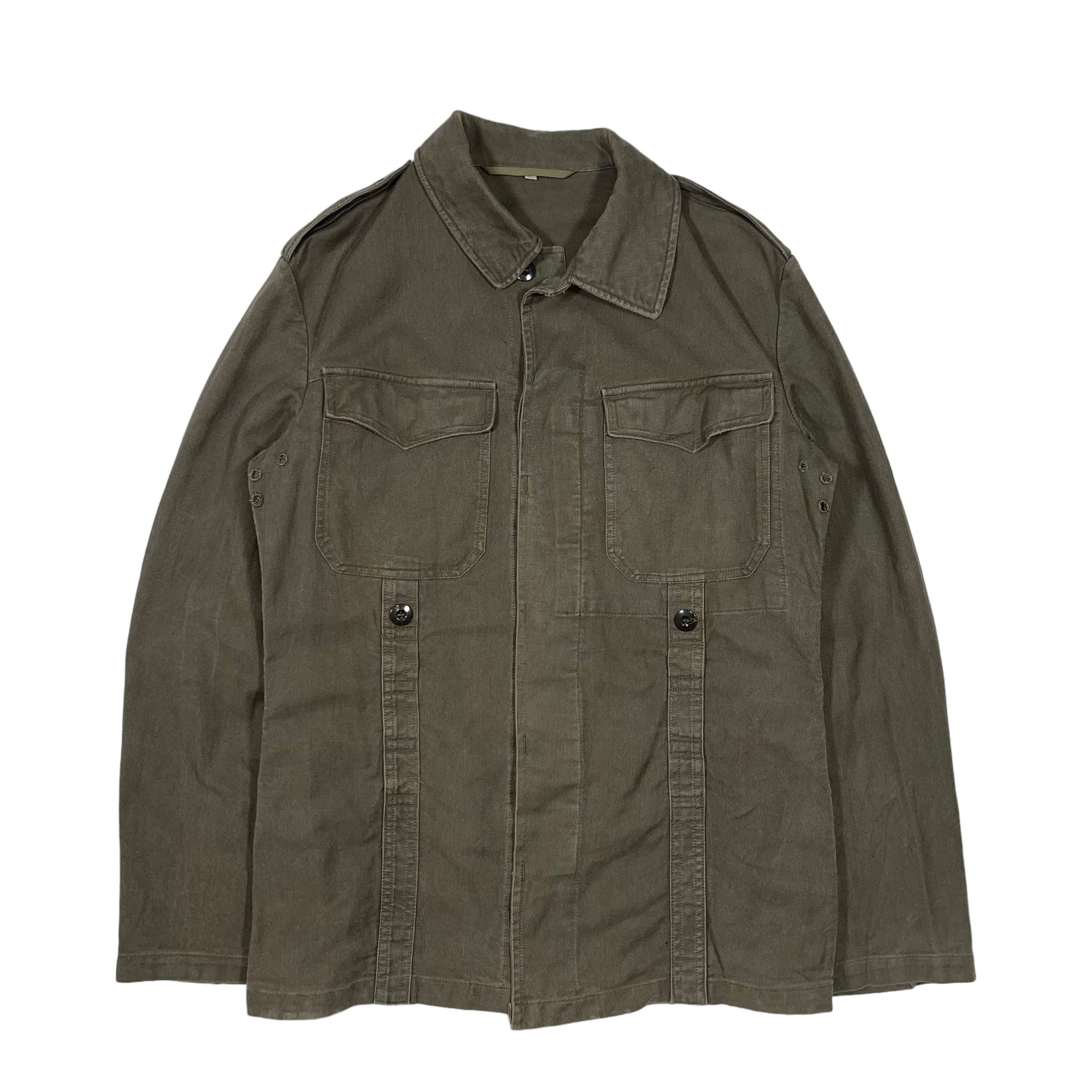 Vintage Vintage 1970 Olive Army Chore Jacket Size US M / EU 48-50 / 2 - 1 Thumbnail