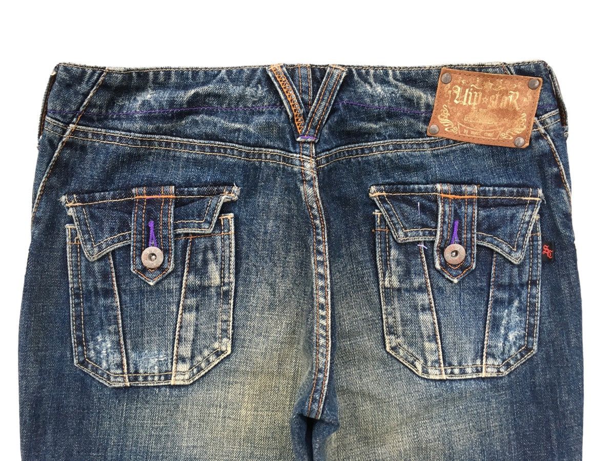 If Six Was Nine × Japanese Brand Very Rare Design Vintage Brand Sweetoamel Flared Jeans 2000s Size US 28 / EU 44 - 6 Thumbnail