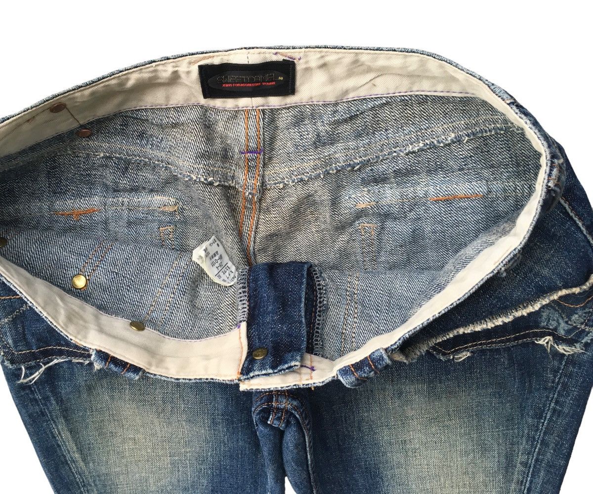 If Six Was Nine × Japanese Brand Very Rare Design Vintage Brand Sweetoamel Flared Jeans 2000s Size US 28 / EU 44 - 9 Thumbnail