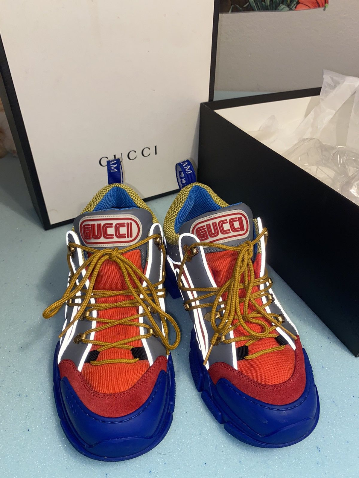 mens gucci flashtrek