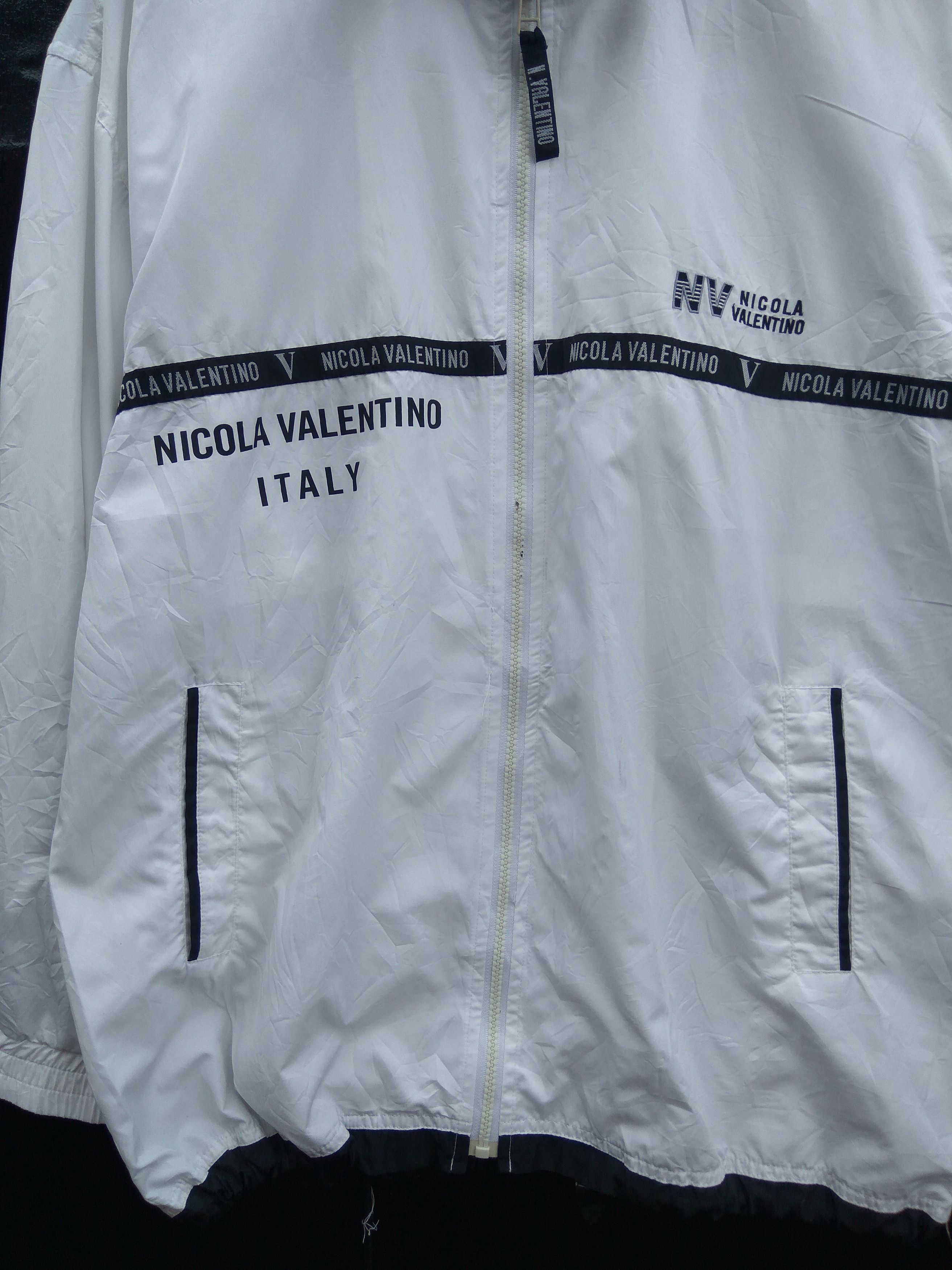 Vintage Nicola Valentino light jacket spell out Size US L / EU 52-54 / 3 - 3 Thumbnail