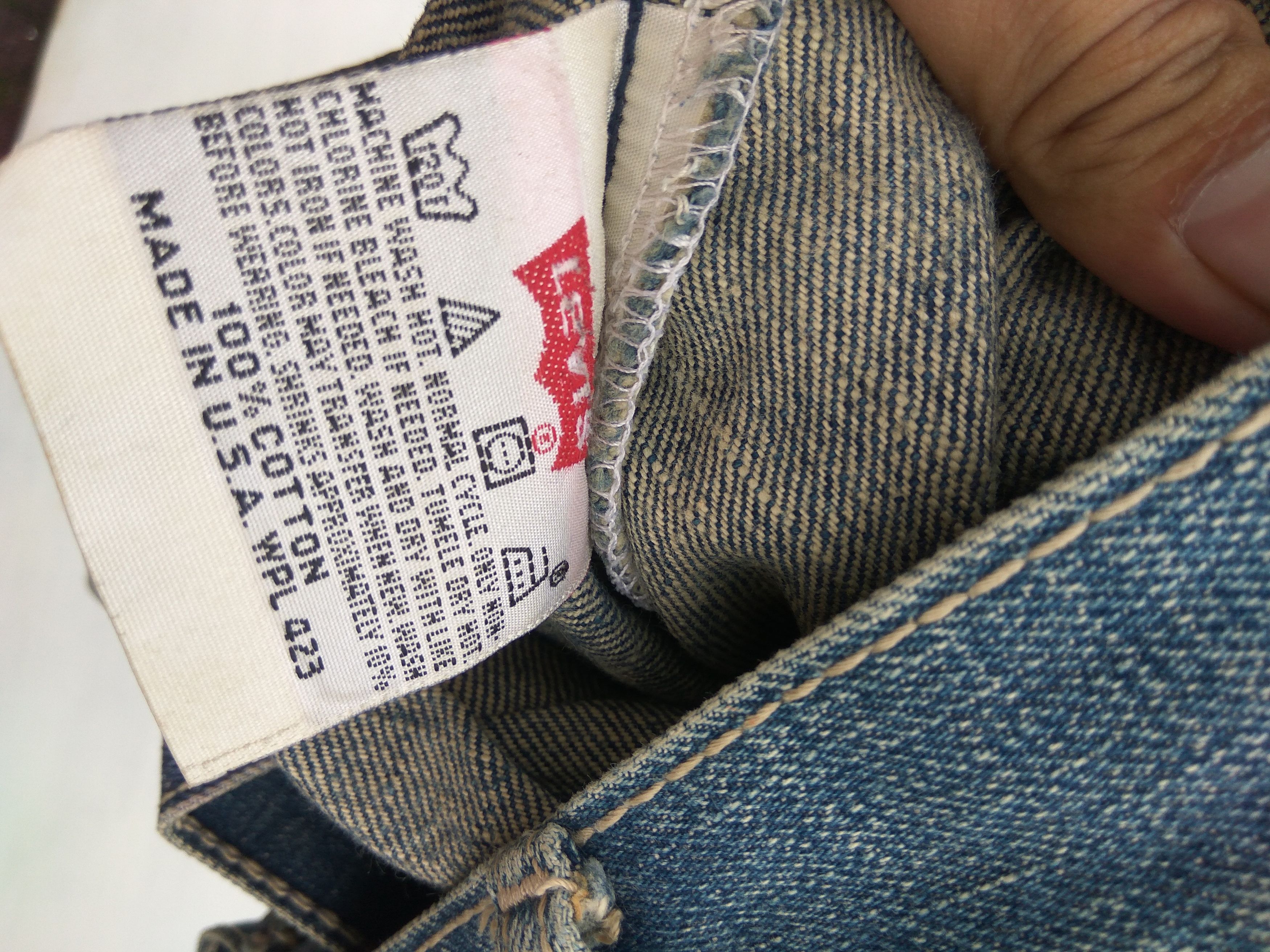 Levi's Vintage Levis jeans Red Loop Distressed Denim made in Usa Size US 30 / EU 46 - 8 Thumbnail