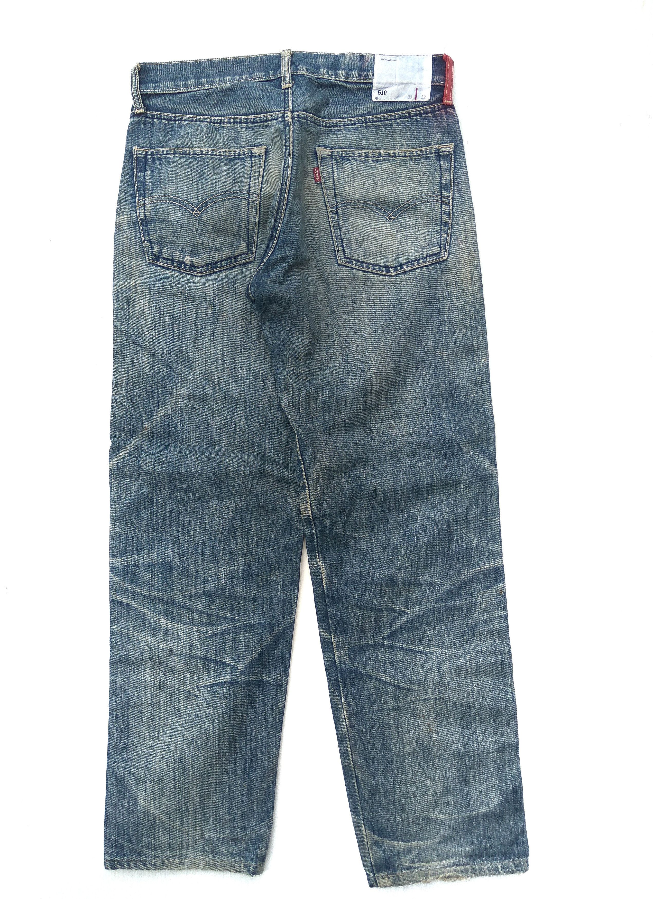 Levi's Vintage Levis jeans Red Loop Distressed Denim made in Usa Size US 30 / EU 46 - 3 Thumbnail