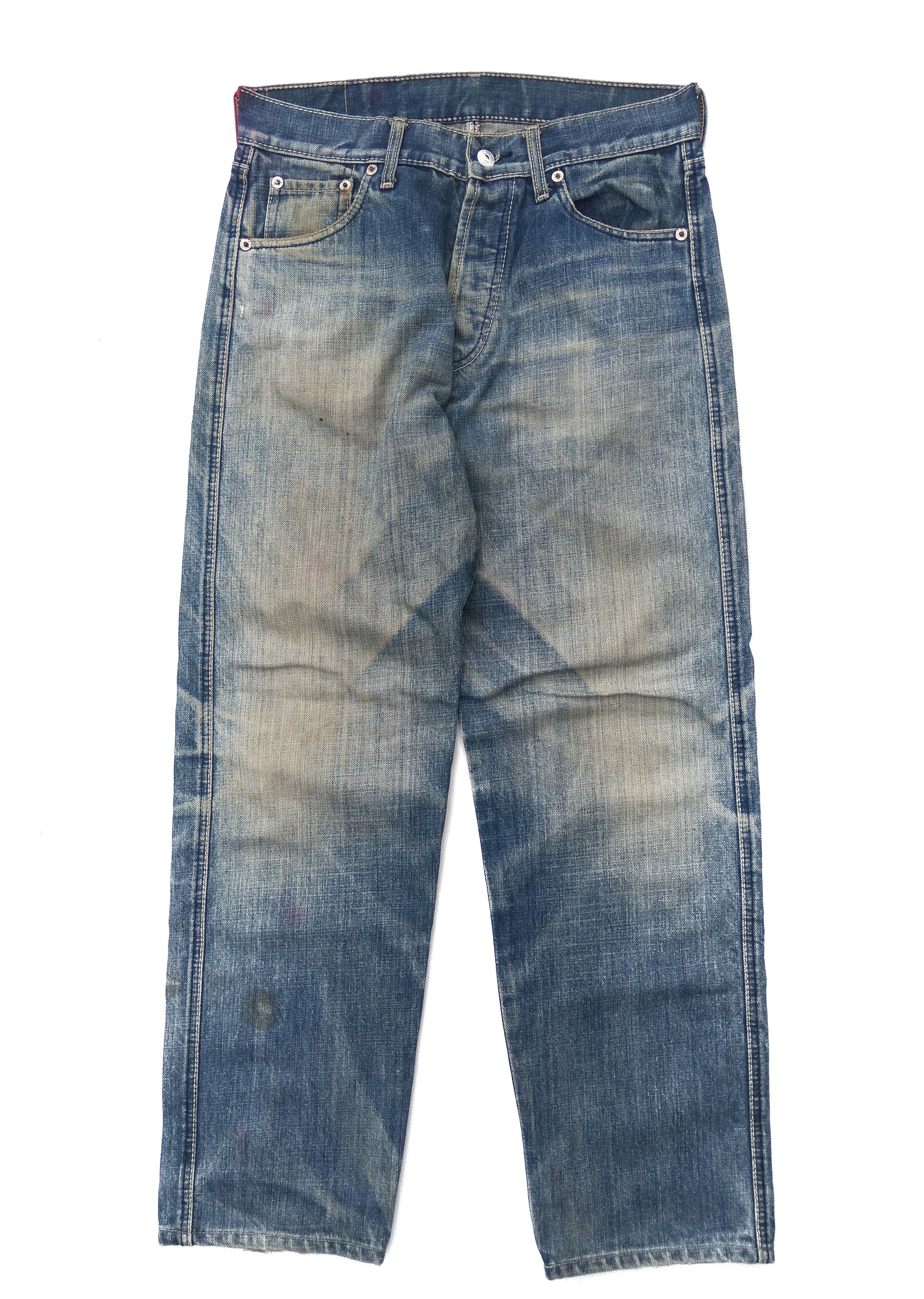 Levi's Vintage Levis jeans Red Loop Distressed Denim made in Usa Size US 30 / EU 46 - 1 Thumbnail