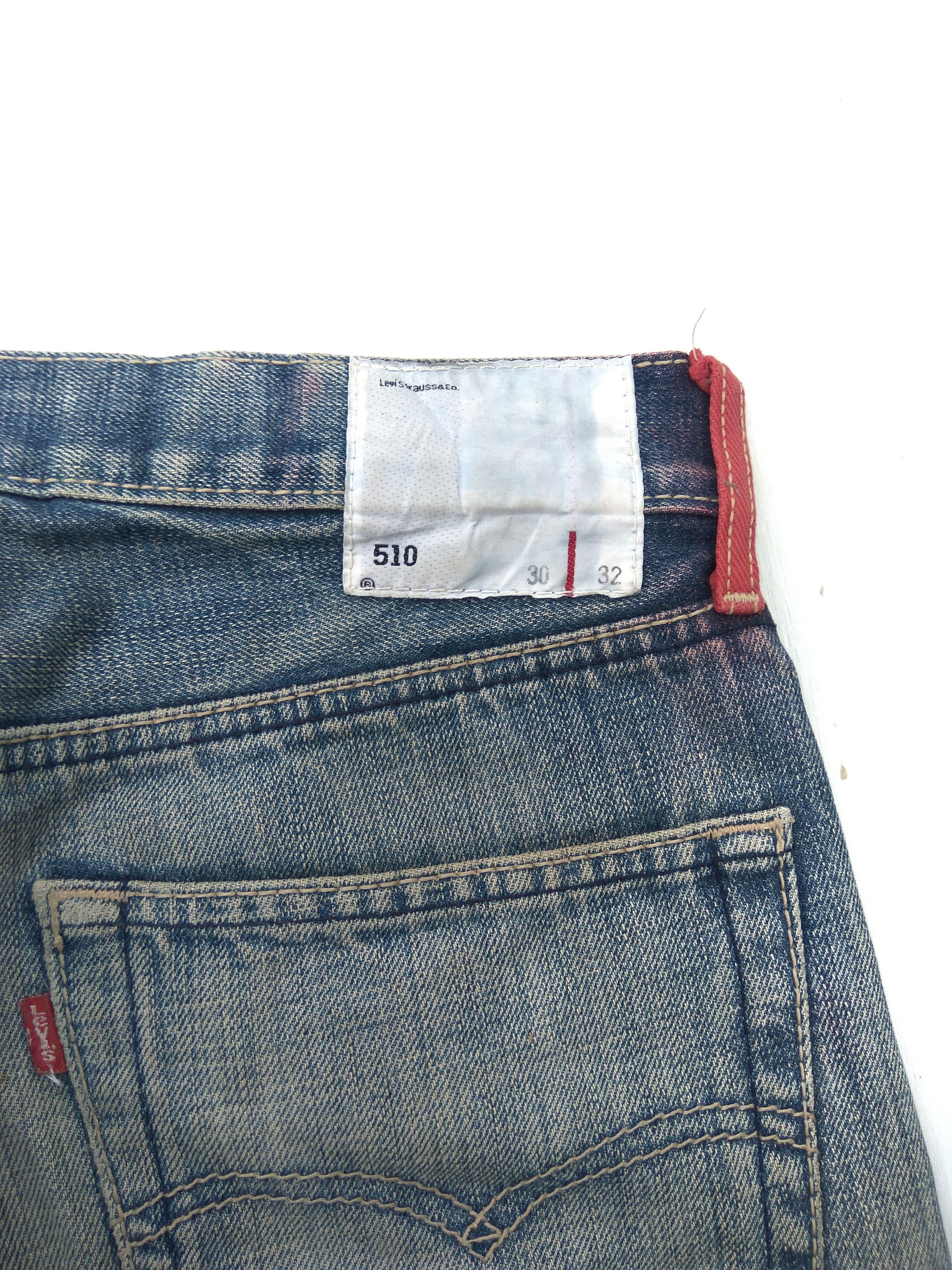Levi's Vintage Levis jeans Red Loop Distressed Denim made in Usa Size US 30 / EU 46 - 5 Thumbnail