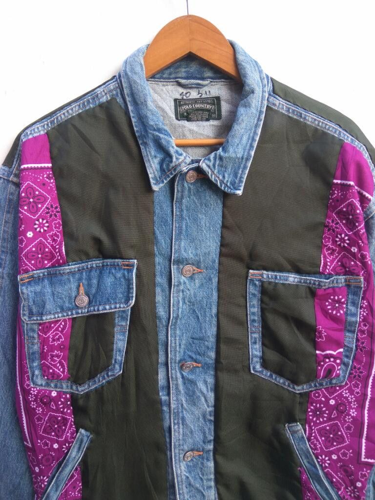 Ralph Lauren Vintage Polo Ralph Lauren Jacket Denim Trucker Size US M / EU 48-50 / 2 - 1 Thumbnail