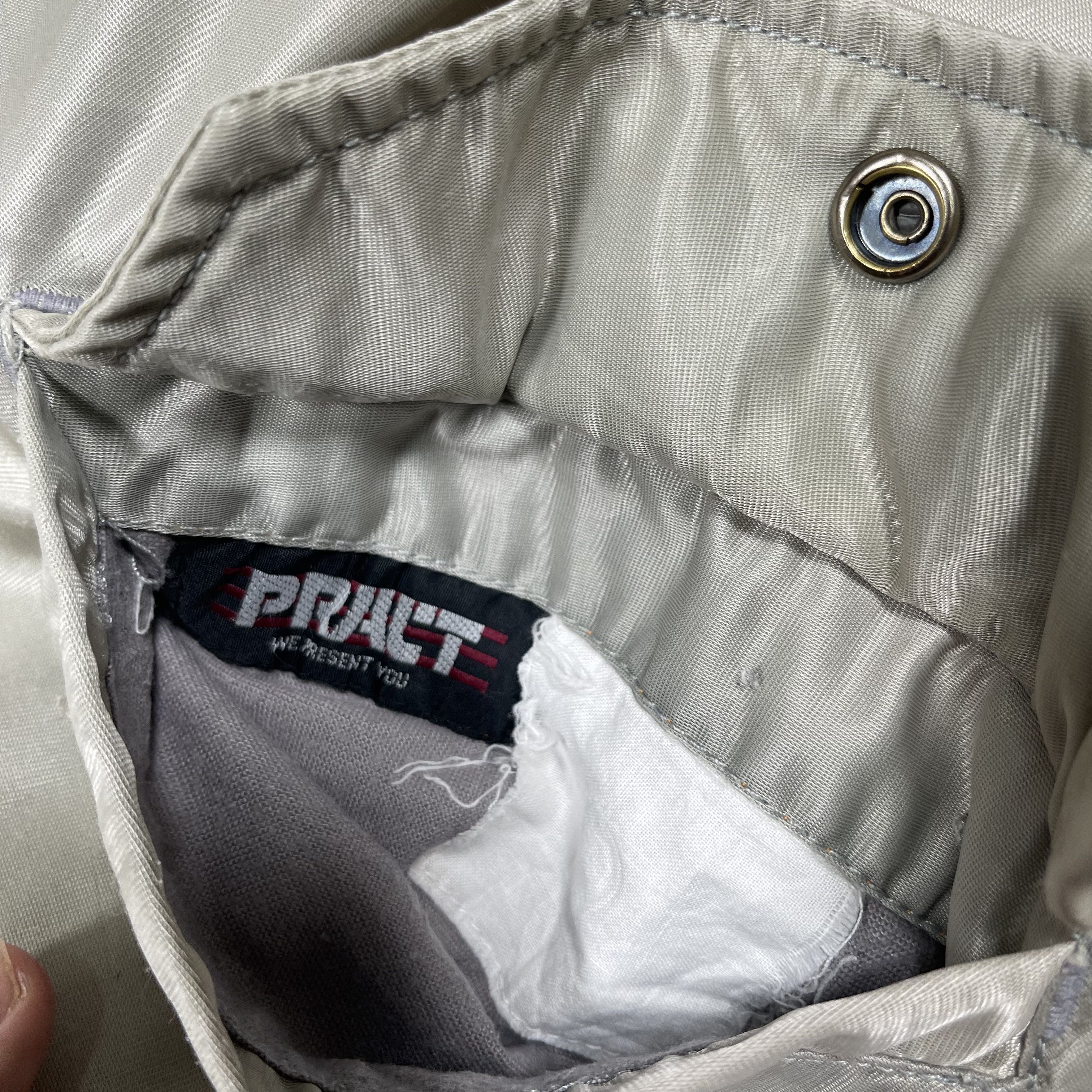 Vintage Vintage 90s MA 1 Satin Bomber Reversible Jacket Size US L / EU 52-54 / 3 - 6 Thumbnail