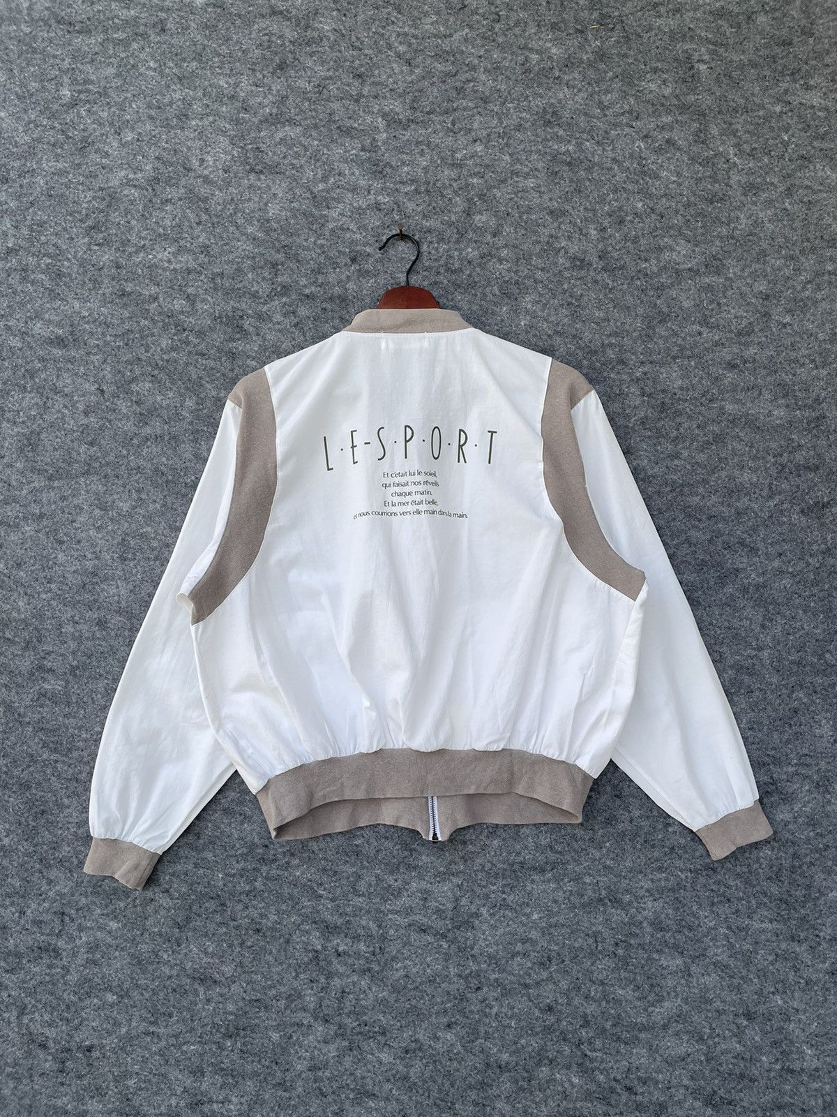 image of Vintage Cecilene Jacket in White, Men's (Size Small)