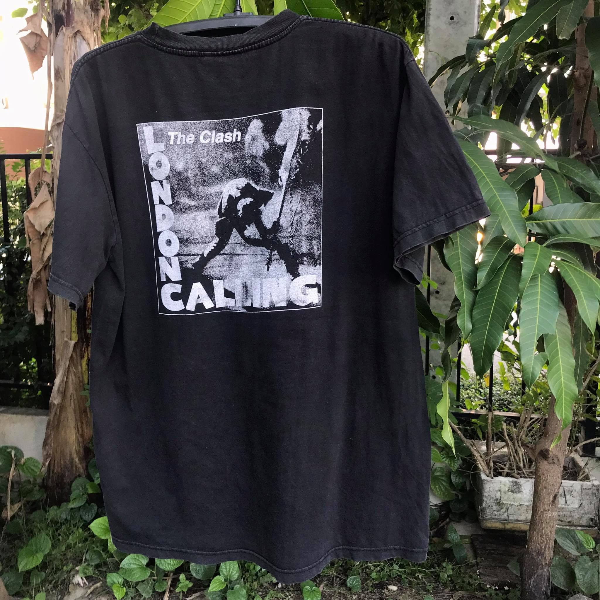 Band Tees The Clash London Calling Punk Rock Band Tee 90s Size US XL / EU 56 / 4 - 2 Thumbnail