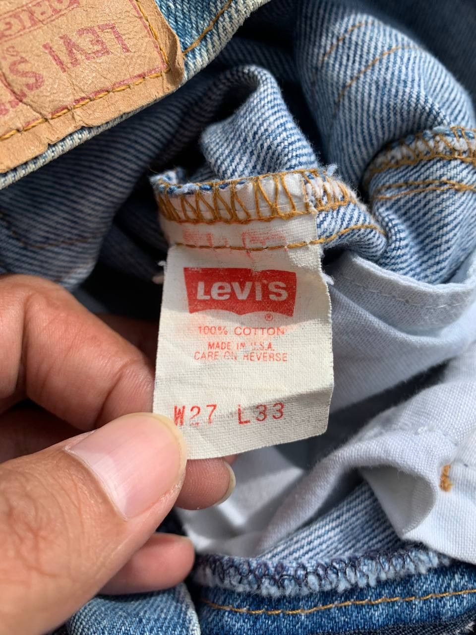 Levi's Vintage Levis 510 Washed Denim Jeans Size US 26 / EU 42 - 17 Thumbnail