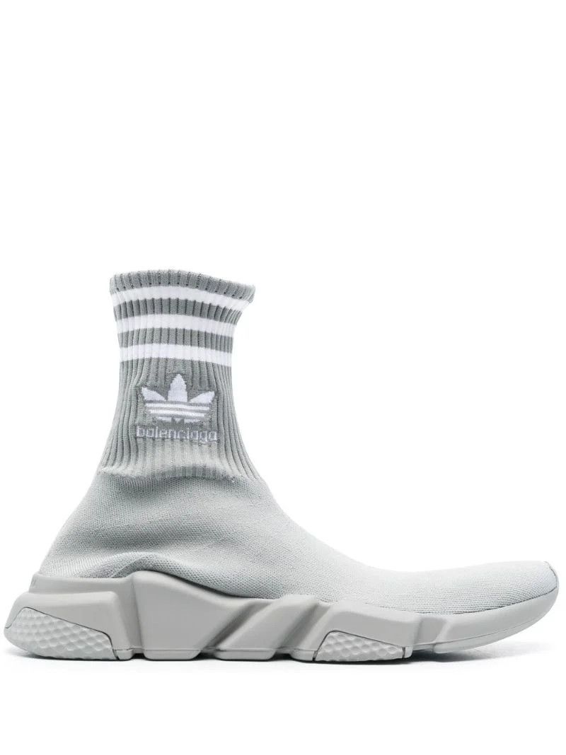 X Adidas Grey Speed Sock Sneakers