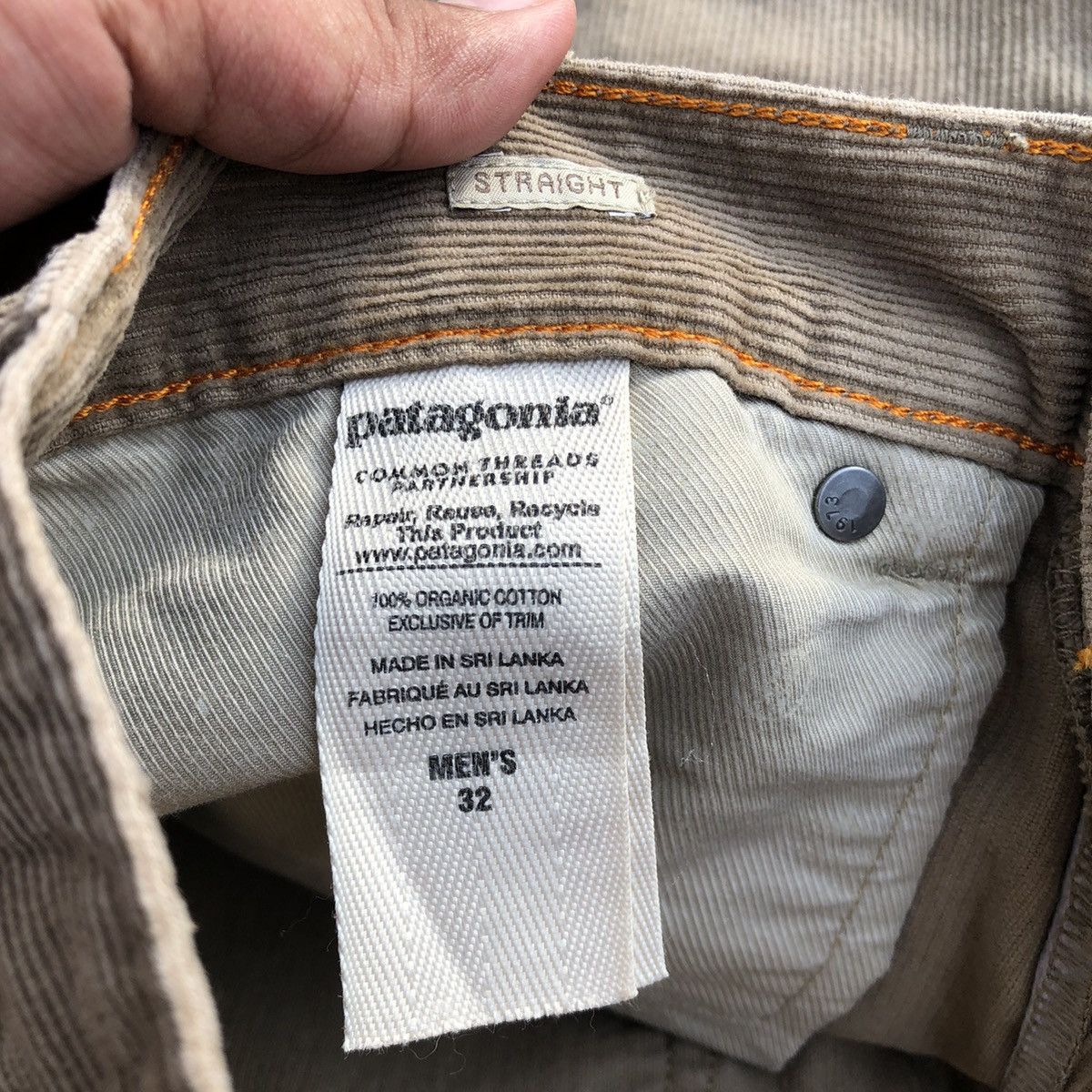 Patagonia × Vintage Vintage!!! Patagonia Cudroy Cutting Straight Pants Size US 33 - 8 Thumbnail