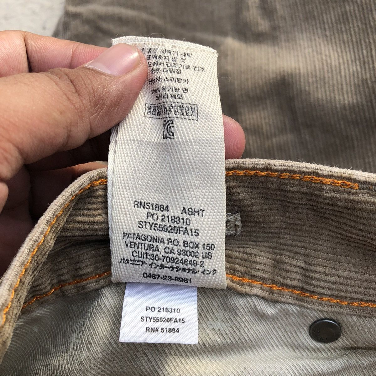 Patagonia × Vintage Vintage!!! Patagonia Cudroy Cutting Straight Pants Size US 33 - 9 Thumbnail
