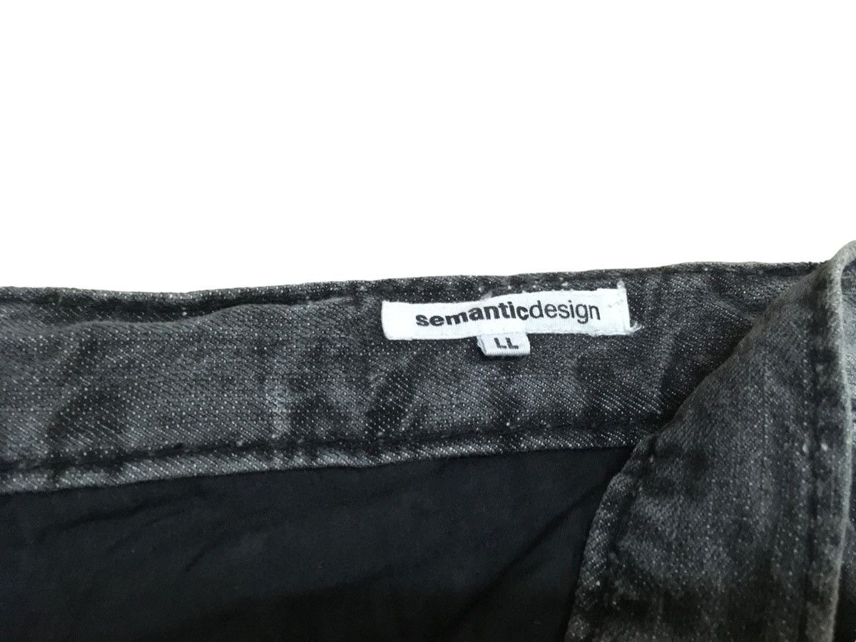 14th Addiction Vintage Semantic Design Distressed Curve Flared Jeans 1990s Size US 34 / EU 50 - 8 Thumbnail