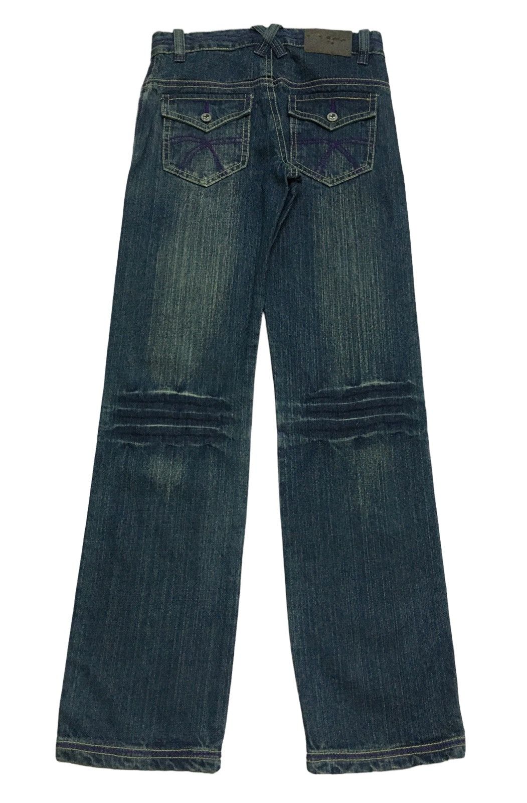 14th Addiction Rare Design Vintage Japanese Brand Ba-Tsu Studio Jeans 1990s Size US 28 / EU 44 - 2 Thumbnail