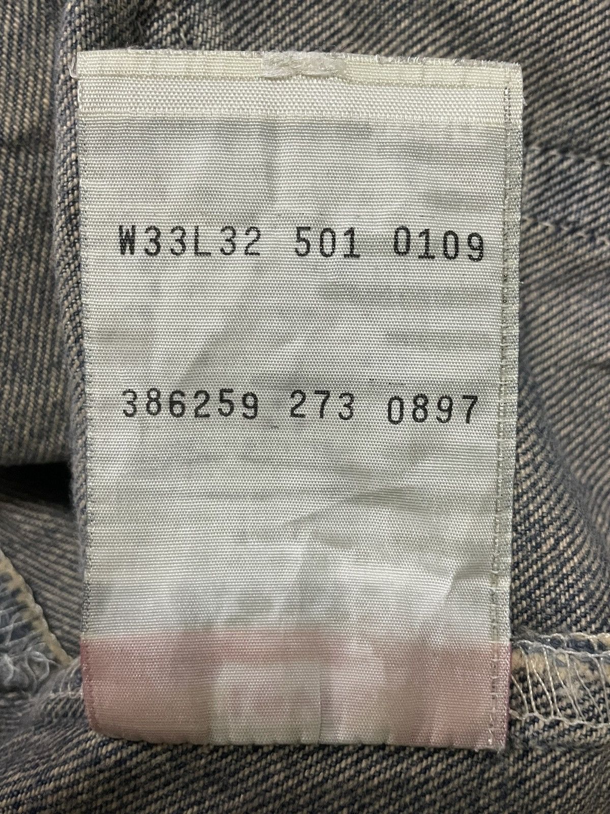 Levi's Vintage 90s Levi’s 501 Mud Wash Ripped Destroyed Jeans Size US 32 / EU 48 - 25 Thumbnail
