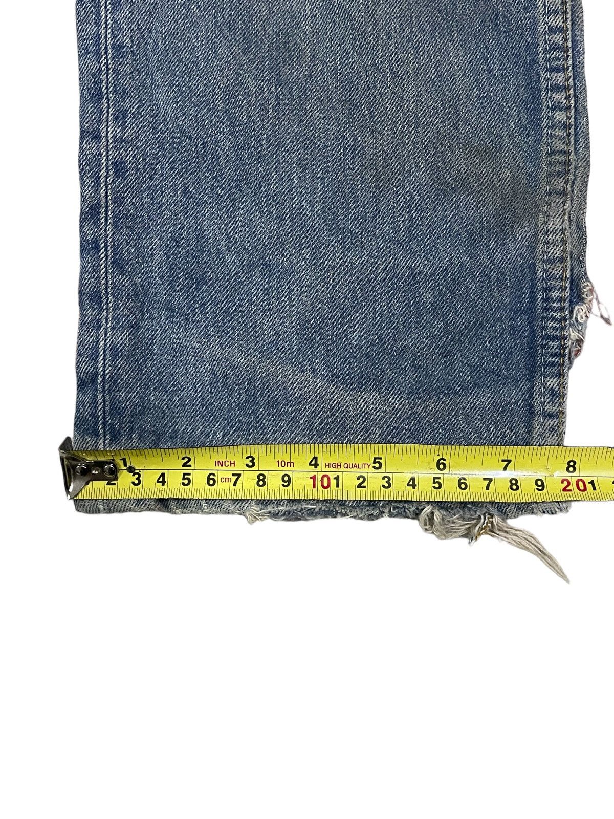 Levi's Vintage 90s Levi’s 501 Mud Wash Ripped Destroyed Jeans Size US 32 / EU 48 - 22 Thumbnail