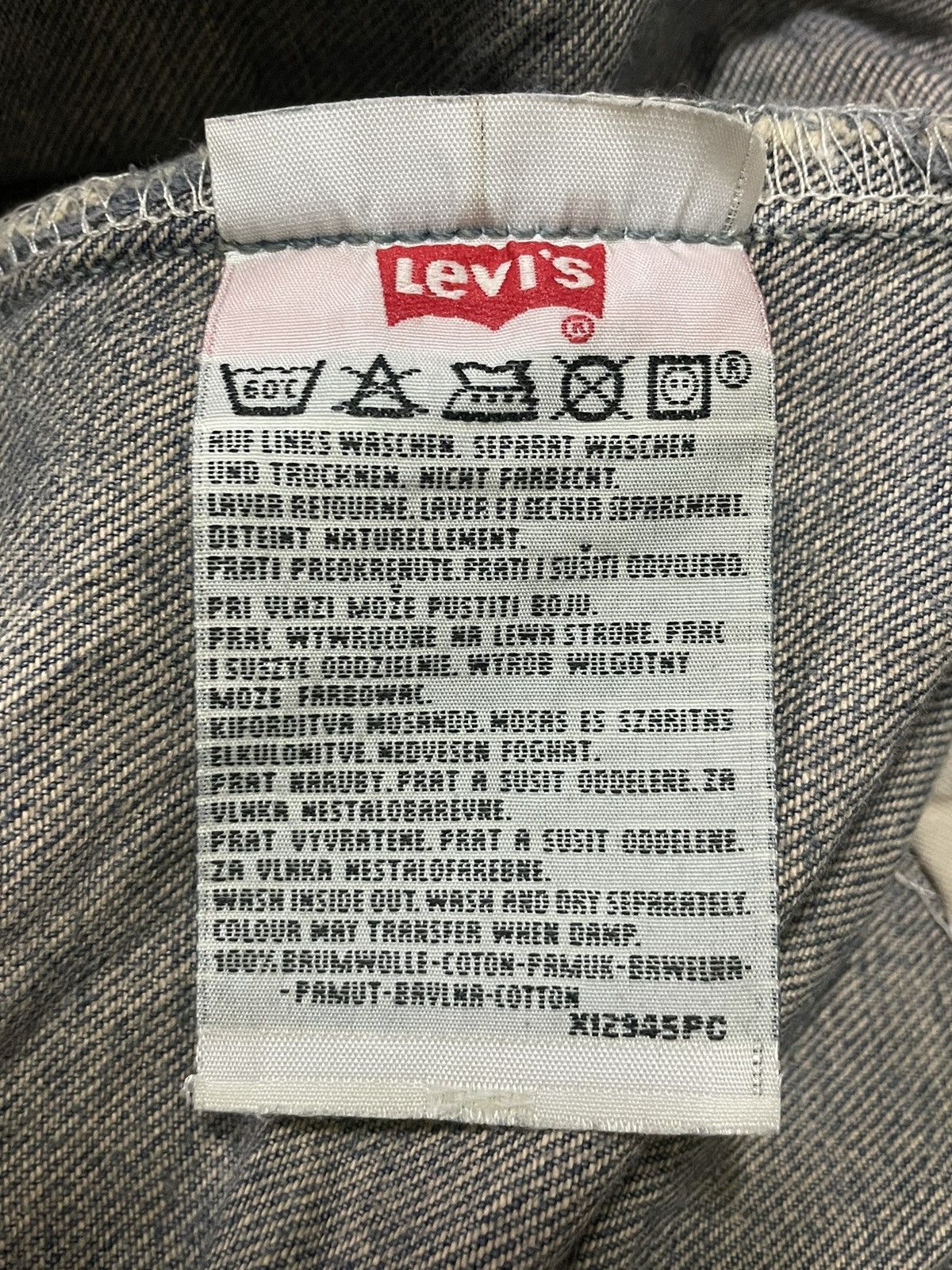 Levi's Vintage 90s Levi’s 501 Mud Wash Ripped Destroyed Jeans Size US 32 / EU 48 - 24 Thumbnail