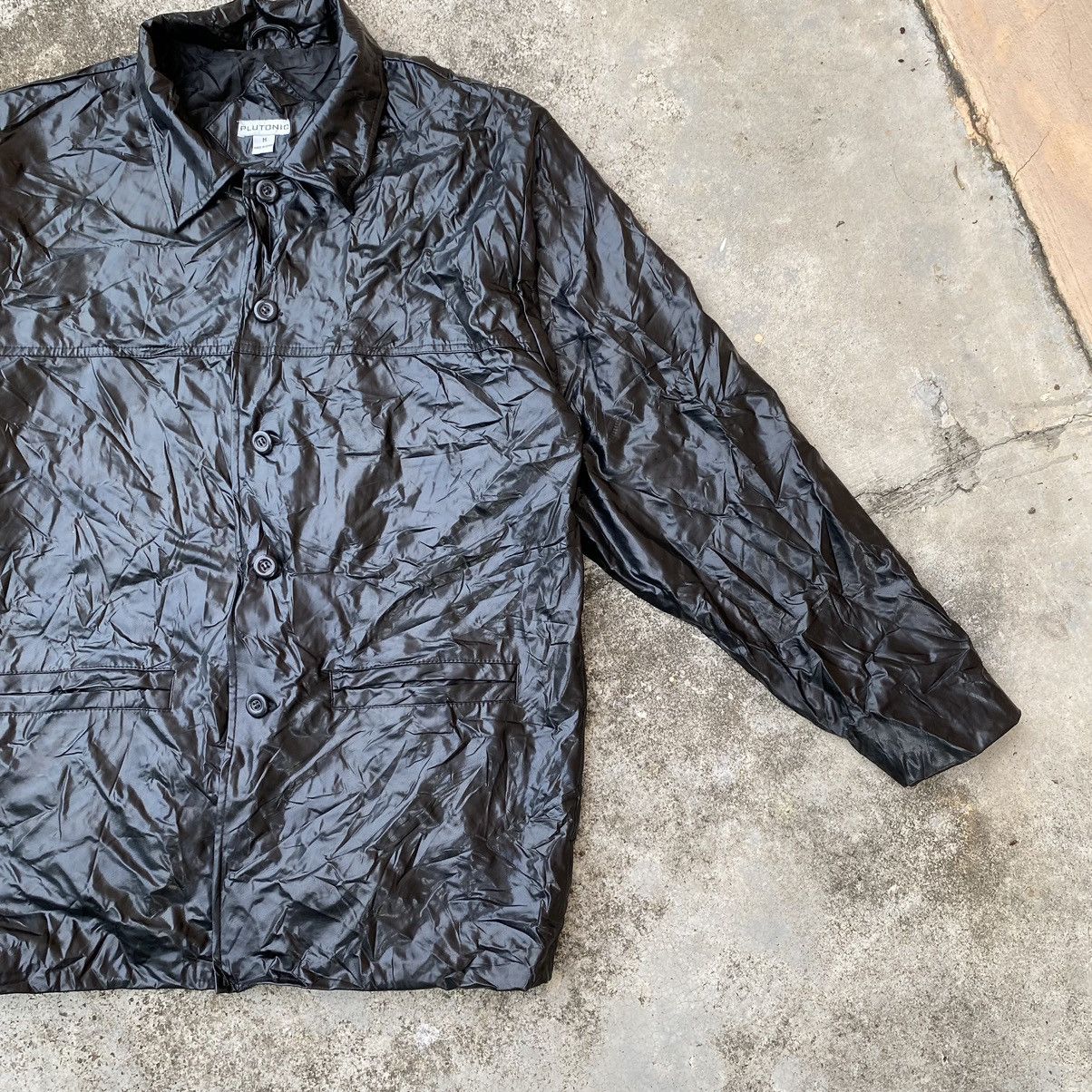 Japanese Brand × Vintage Vintage Japanese Plutonic Button Up Leather Jacket Size US M / EU 48-50 / 2 - 5 Thumbnail