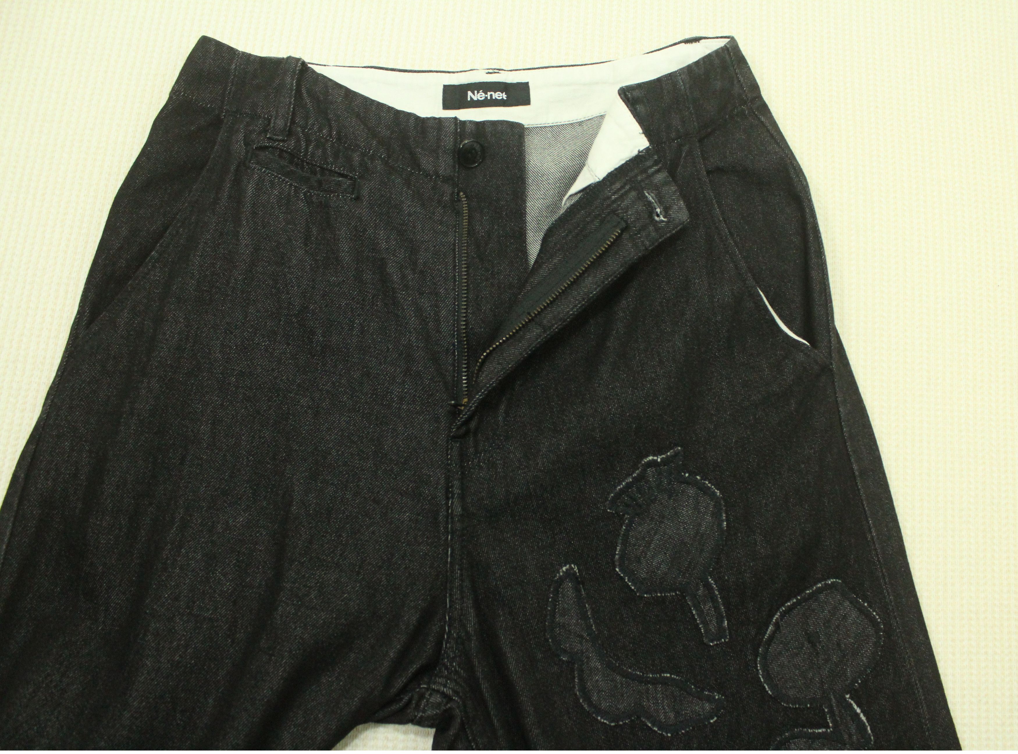 Ne-Net issey Miyake NE NET Pants Casual Patch Work Baggy Size 27" / US 4 / IT 40 - 6 Thumbnail