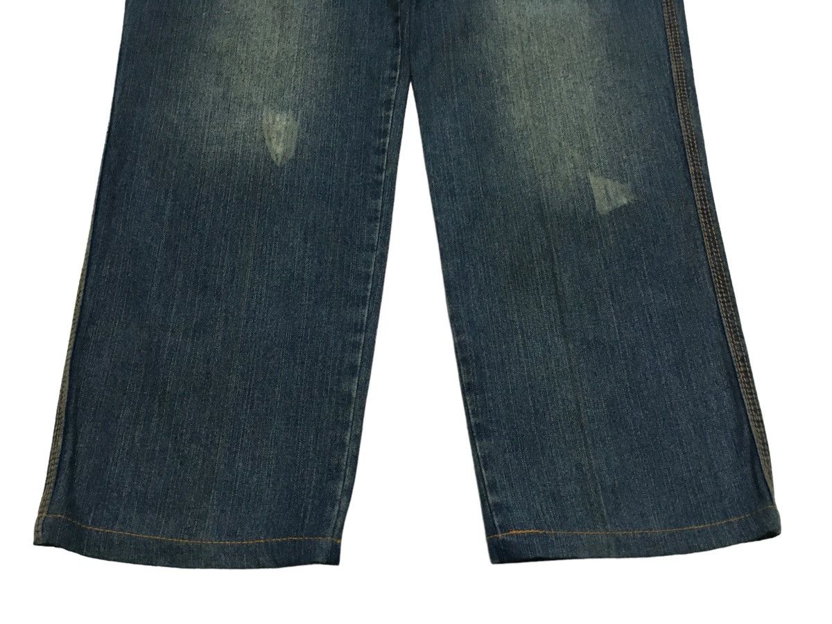 If Six Was Nine × Japanese Brand Rare Vintage Japanese Brand Techno Double Waist Jeans 1990s Size US 29 - 5 Thumbnail