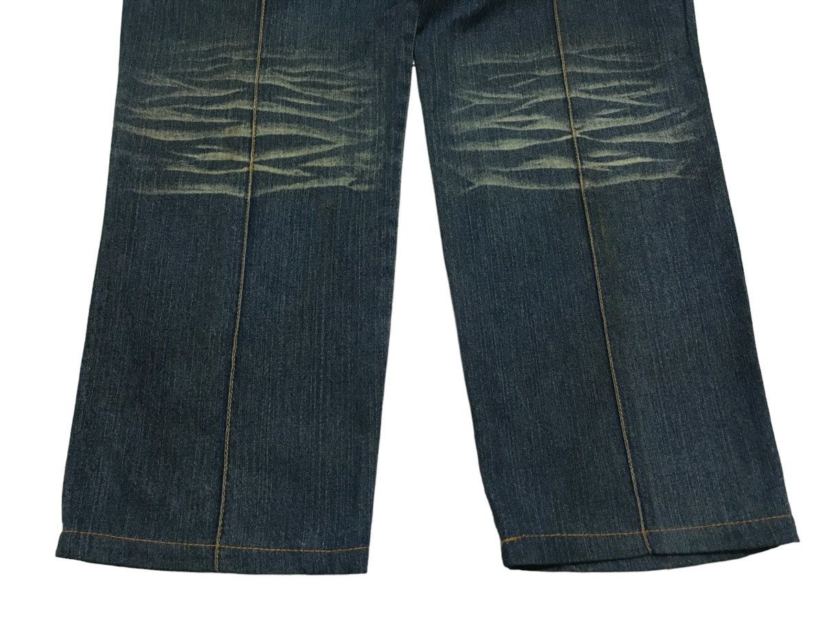 If Six Was Nine × Japanese Brand Rare Vintage Japanese Brand Techno Double Waist Jeans 1990s Size US 29 - 6 Thumbnail