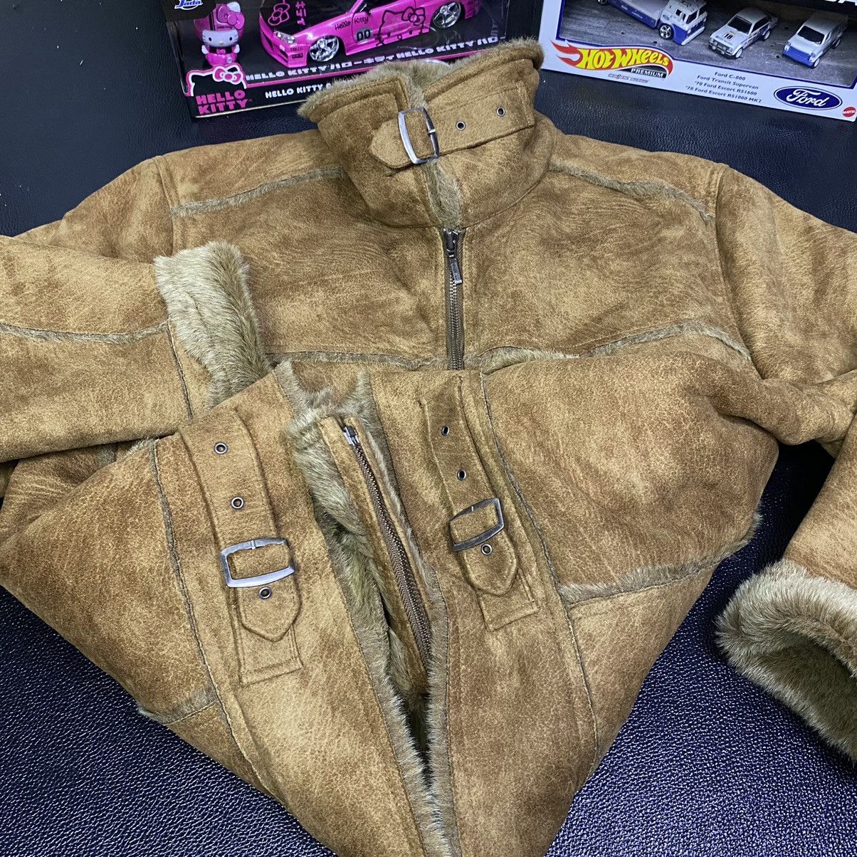 Japanese Brand 🔥OFFER🔥Vintage Faux Fur Lining Suede B3 Inspire Jacket Size US M / EU 48-50 / 2 - 5 Thumbnail