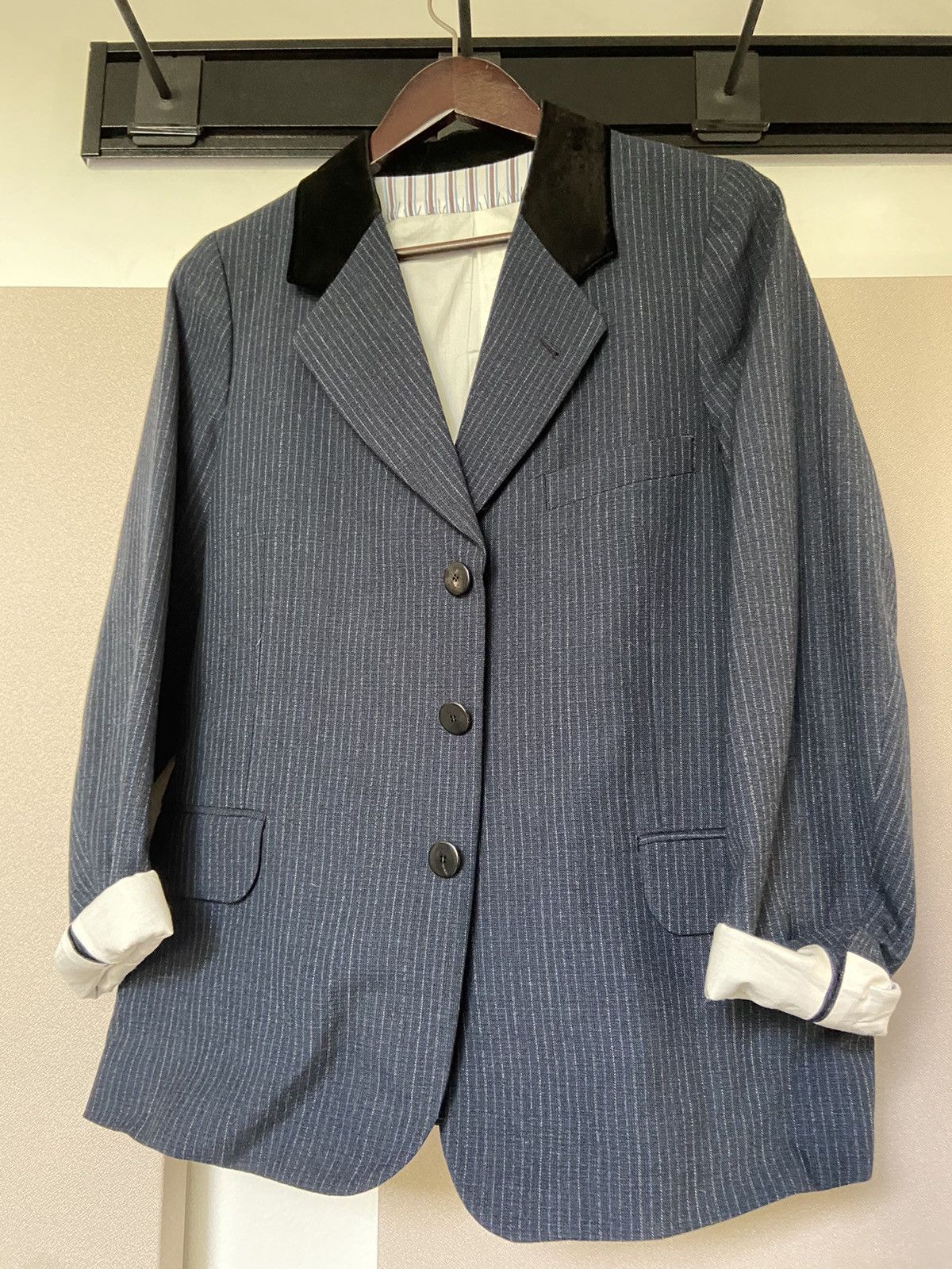 Visvim visvimVISVIM 16AW AIRMAN BLAZER WOOL（NAVY STRIPE） Size US S / EU 44-46 / 1 - 5 Thumbnail
