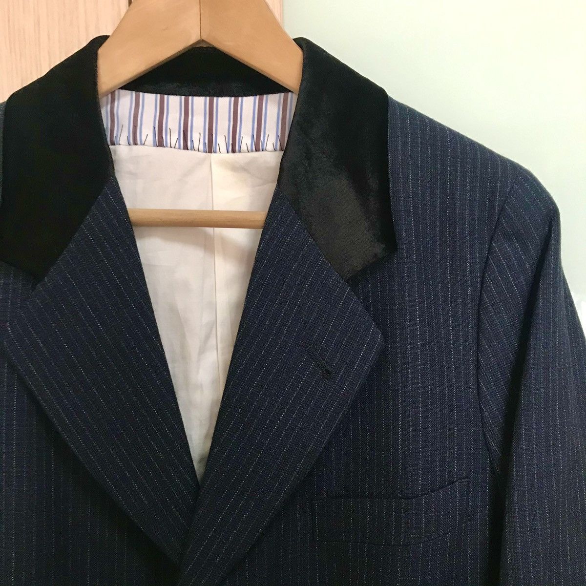 Visvim visvimVISVIM 16AW AIRMAN BLAZER WOOL（NAVY STRIPE） Size US S / EU 44-46 / 1 - 3 Thumbnail