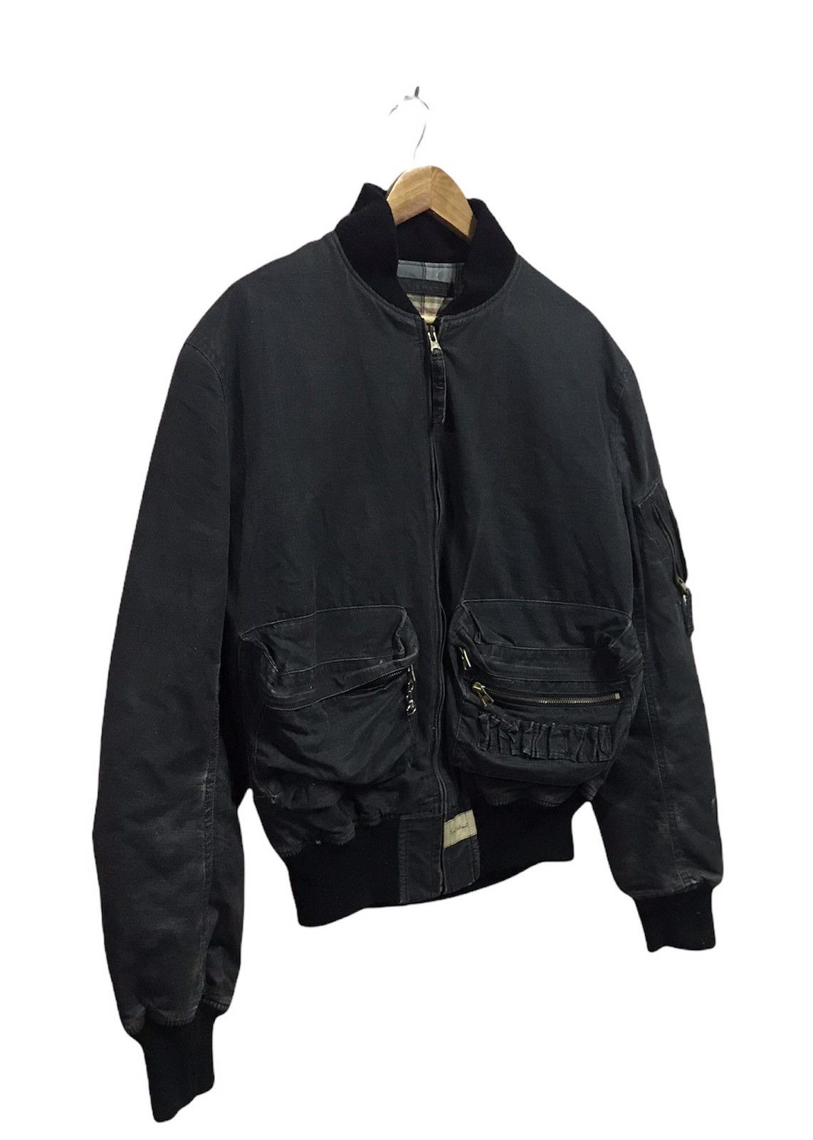 Japanese Brand × Karl Helmut Karl Helmut jacket tactical Pocket Bomber Jacket Size US L / EU 52-54 / 3 - 4 Thumbnail