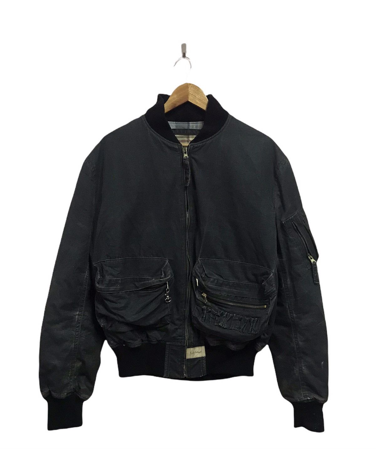 Japanese Brand × Karl Helmut Karl Helmut jacket tactical Pocket Bomber Jacket Size US L / EU 52-54 / 3 - 1 Thumbnail