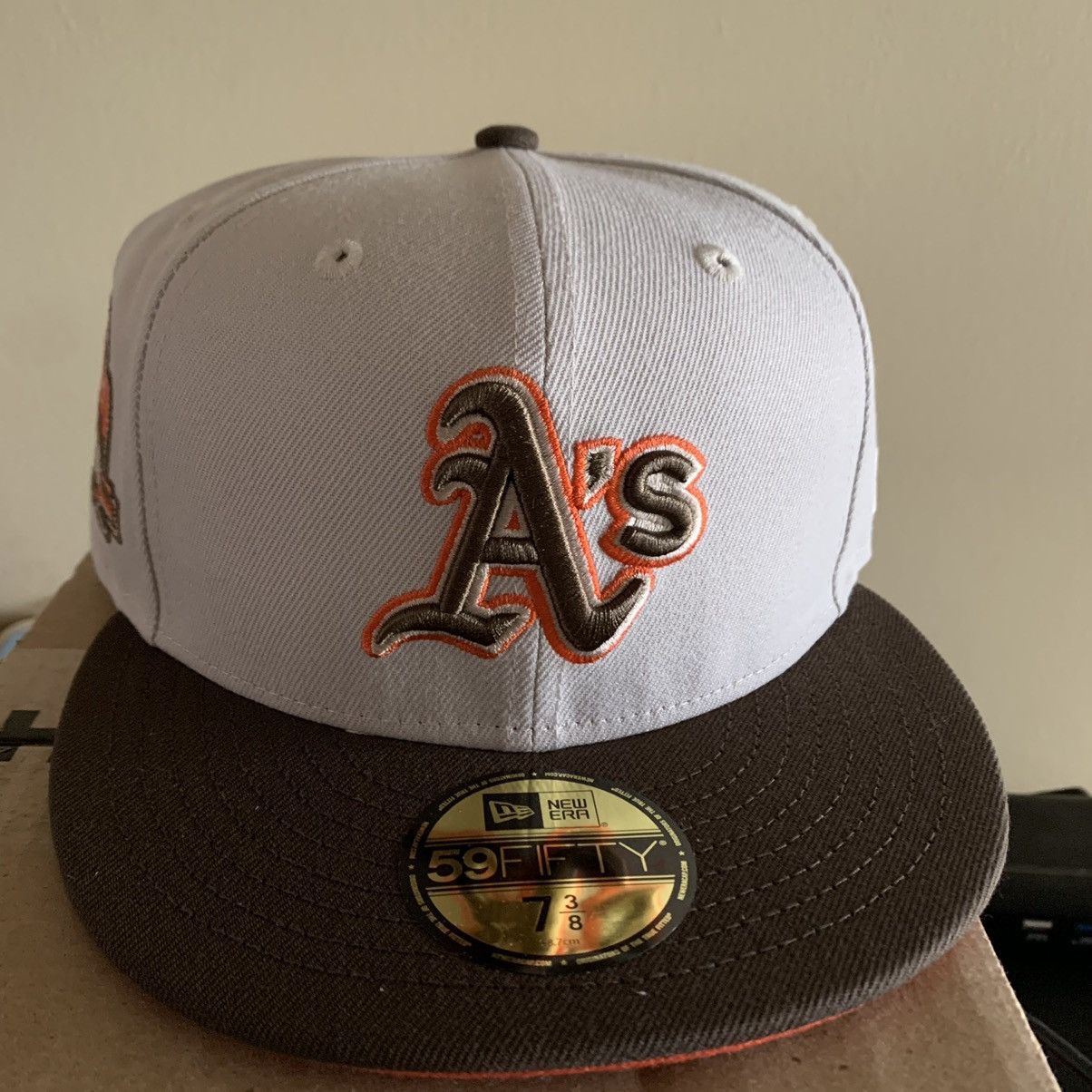 Hat Club Hatclub Burger Pack Oakland A’s A&W fitted size 7 3/8 Size ONE SIZE - 2 Thumbnail