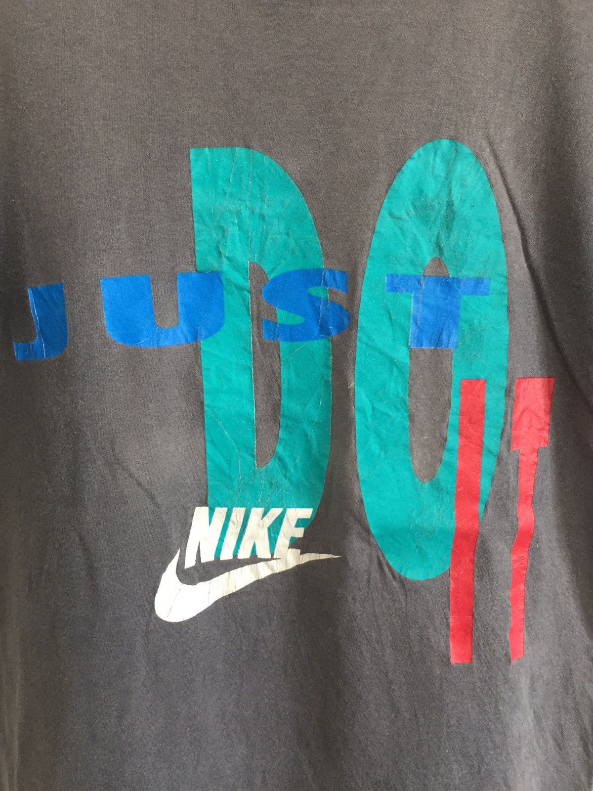 Nike DOPE🔥Vintage 90s NIKE 🇺🇸 Just Do It Shirt Size US S / EU 44-46 / 1 - 3 Thumbnail