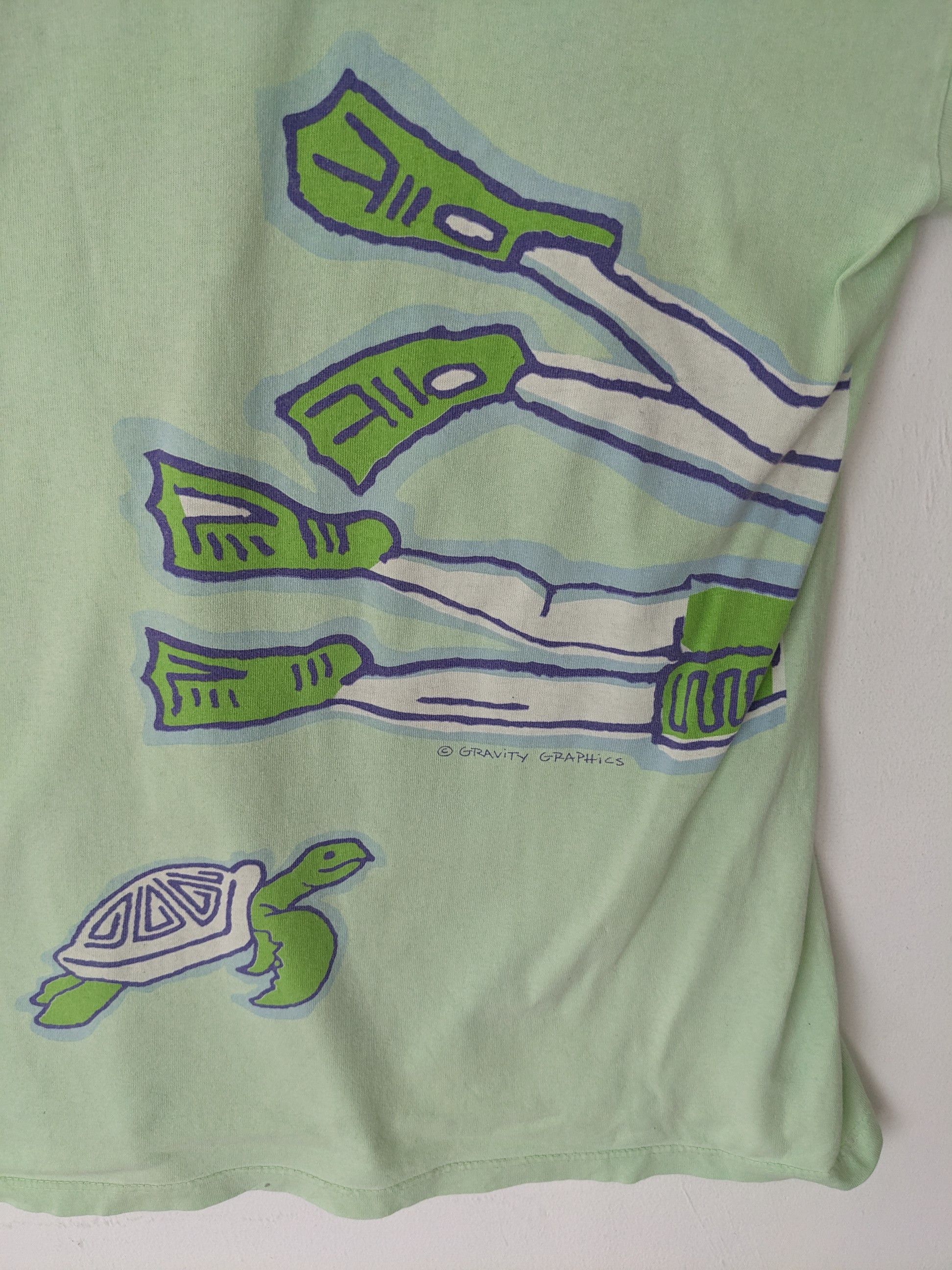 Vintage Vintage Gravity Graphic Scuba Diving Shirt Made in USA Size US XL / EU 56 / 4 - 12 Thumbnail