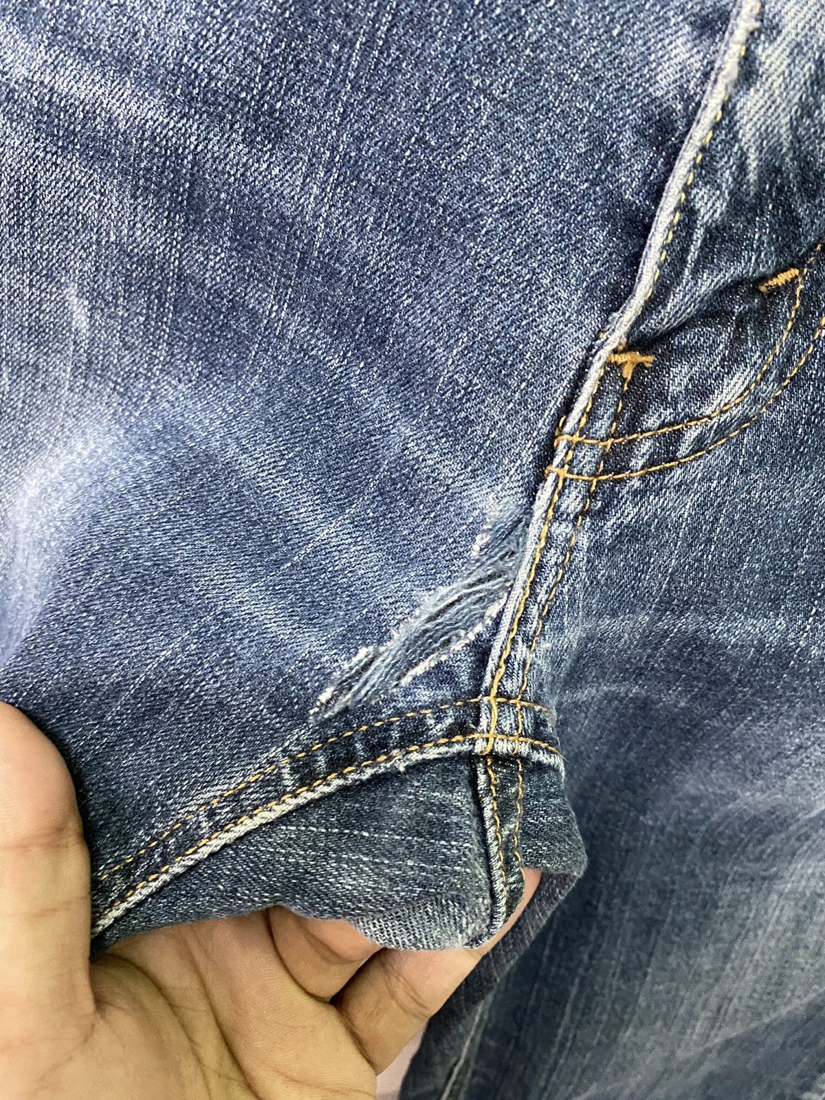 Levi's × Levi's Vintage Clothing × Vintage LEVIS 541 Blue Distressed Denim - L13 Size US 30 / EU 46 - 16 Thumbnail