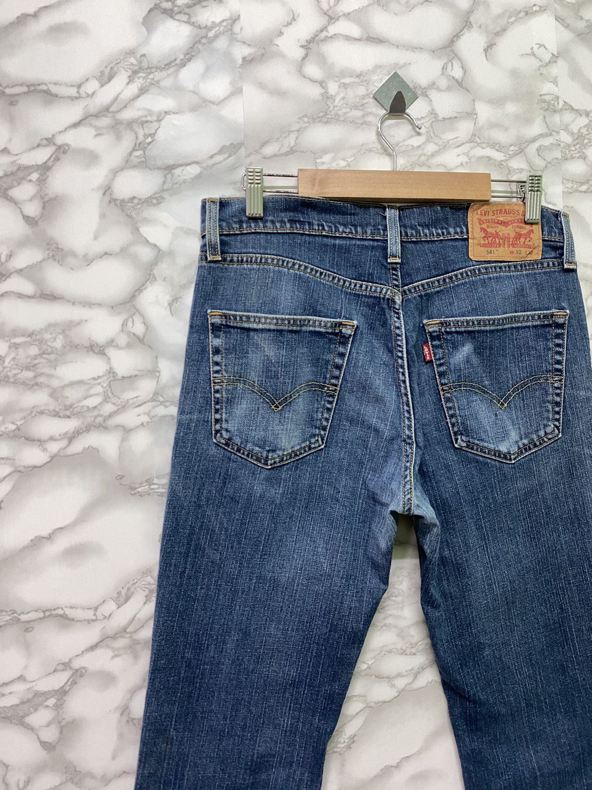 Levi's × Levi's Vintage Clothing × Vintage LEVIS 541 Blue Distressed Denim - L13 Size US 30 / EU 46 - 8 Thumbnail