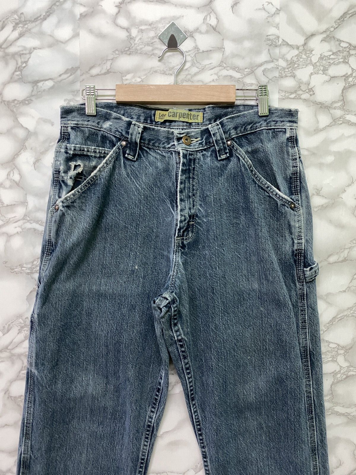 Lee LEE CARPENTER Workwear Distressed Jeans -L10 Size US 32 / EU 48 - 4 Thumbnail
