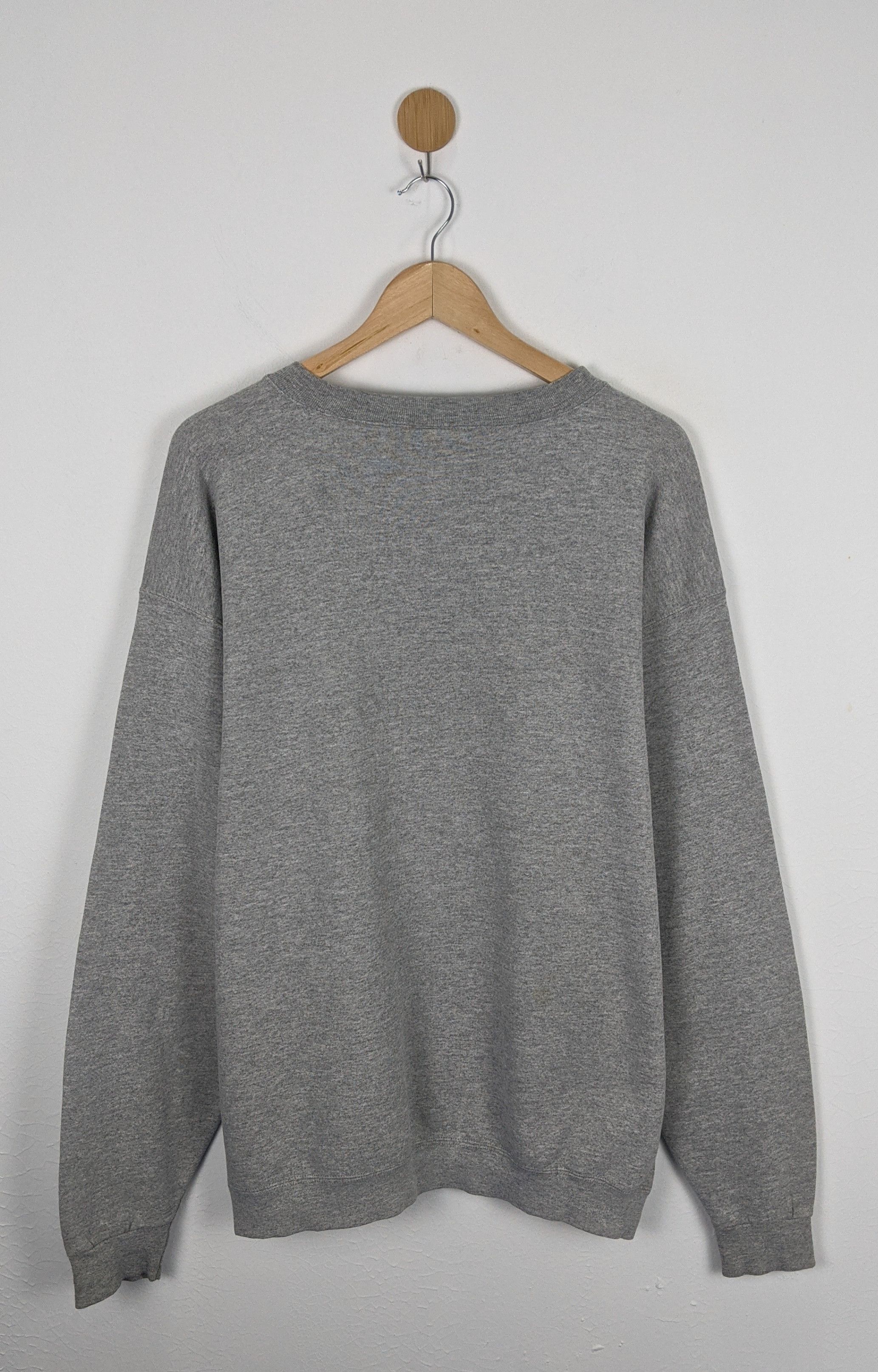 Nike × Vintage Vintage 90s Nike Swoosh sweatshirt 90s Size US M / EU 48-50 / 2 - 2 Thumbnail