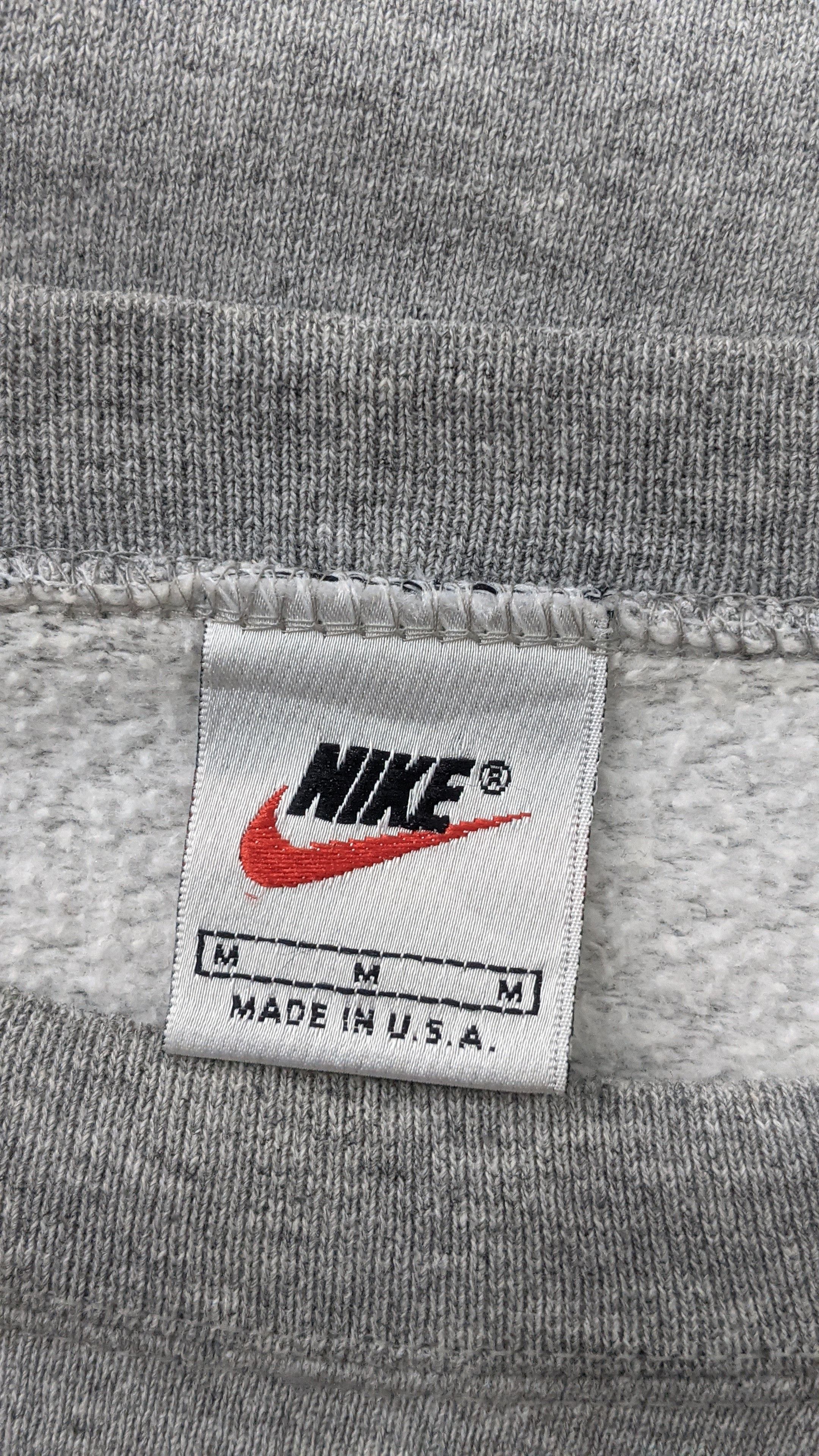 Nike × Vintage Vintage 90s Nike Swoosh sweatshirt 90s Size US M / EU 48-50 / 2 - 3 Thumbnail