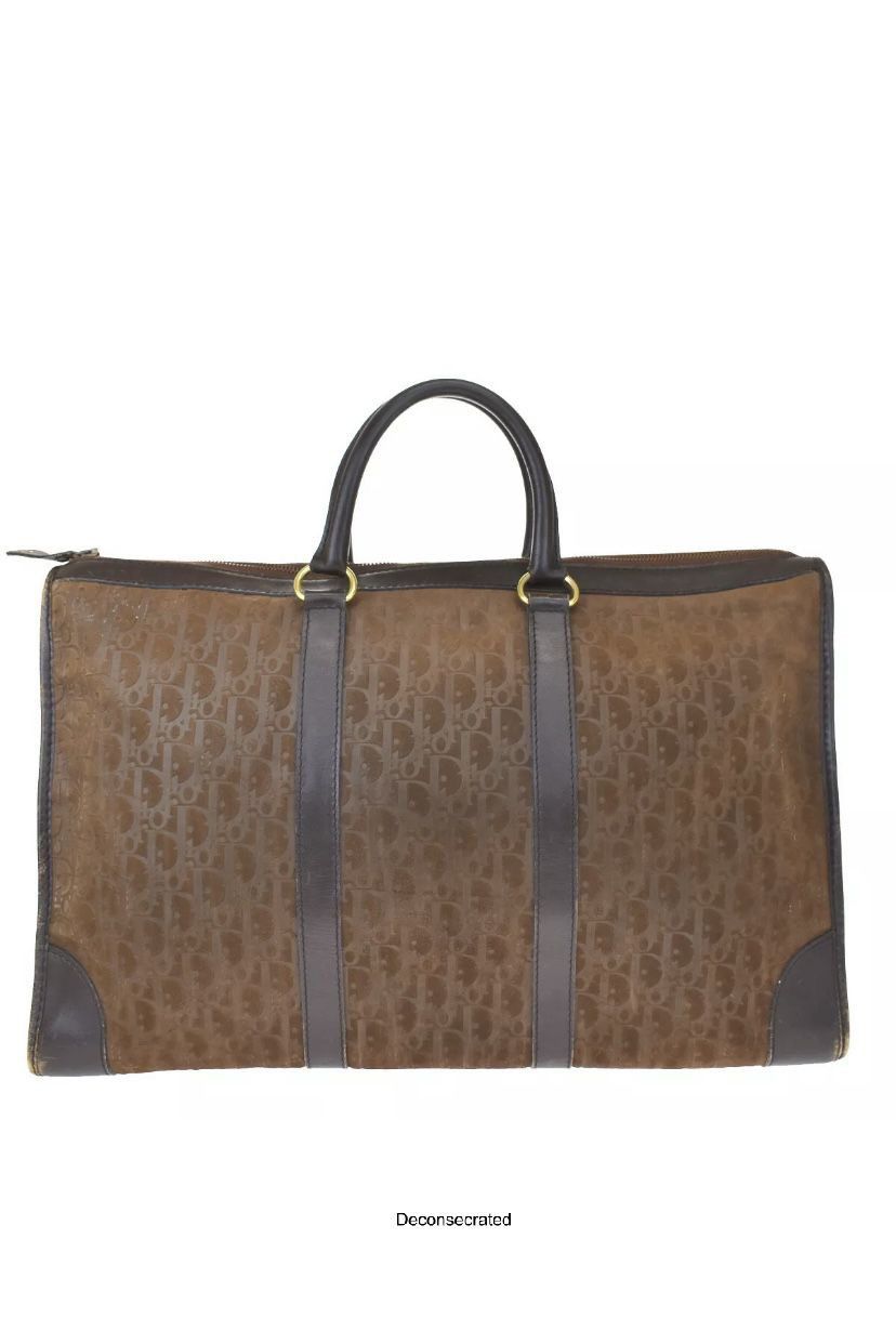 Dior Trotter Duffel Bag in Blue, Men's