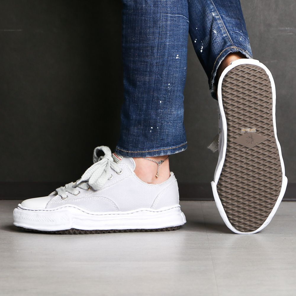 Maison MIHARA YASUHIRO MIHARA YASUHIRO PETERSON OG Sole over dyed low-cut gray 43 Size US 10 / EU 43 - 13 Thumbnail