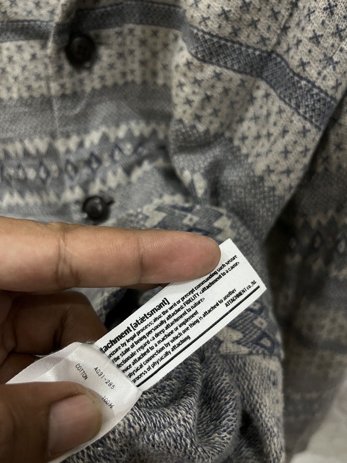 Attachment (Ooo). 💥🔥💥ARCHIVE ATTACHMENT HYPEBEAST LIGHT JACKET Size US S / EU 44-46 / 1 - 6 Thumbnail