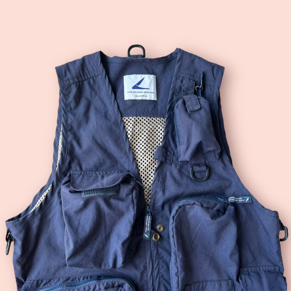 Japanese Brand × Vintage VINTAGE MULTI POCKET UTILITY YATCH/OUTDOOR VEST Size US M / EU 48-50 / 2 - 15 Thumbnail