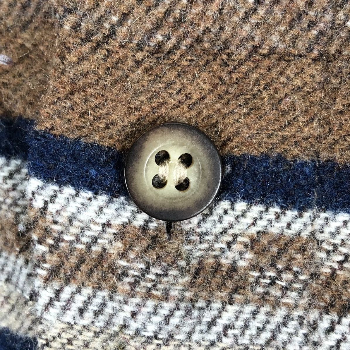 Flannel Vintage 90's Wool Flannel Navajo Double Pocket by Council Size US XL / EU 56 / 4 - 12 Thumbnail