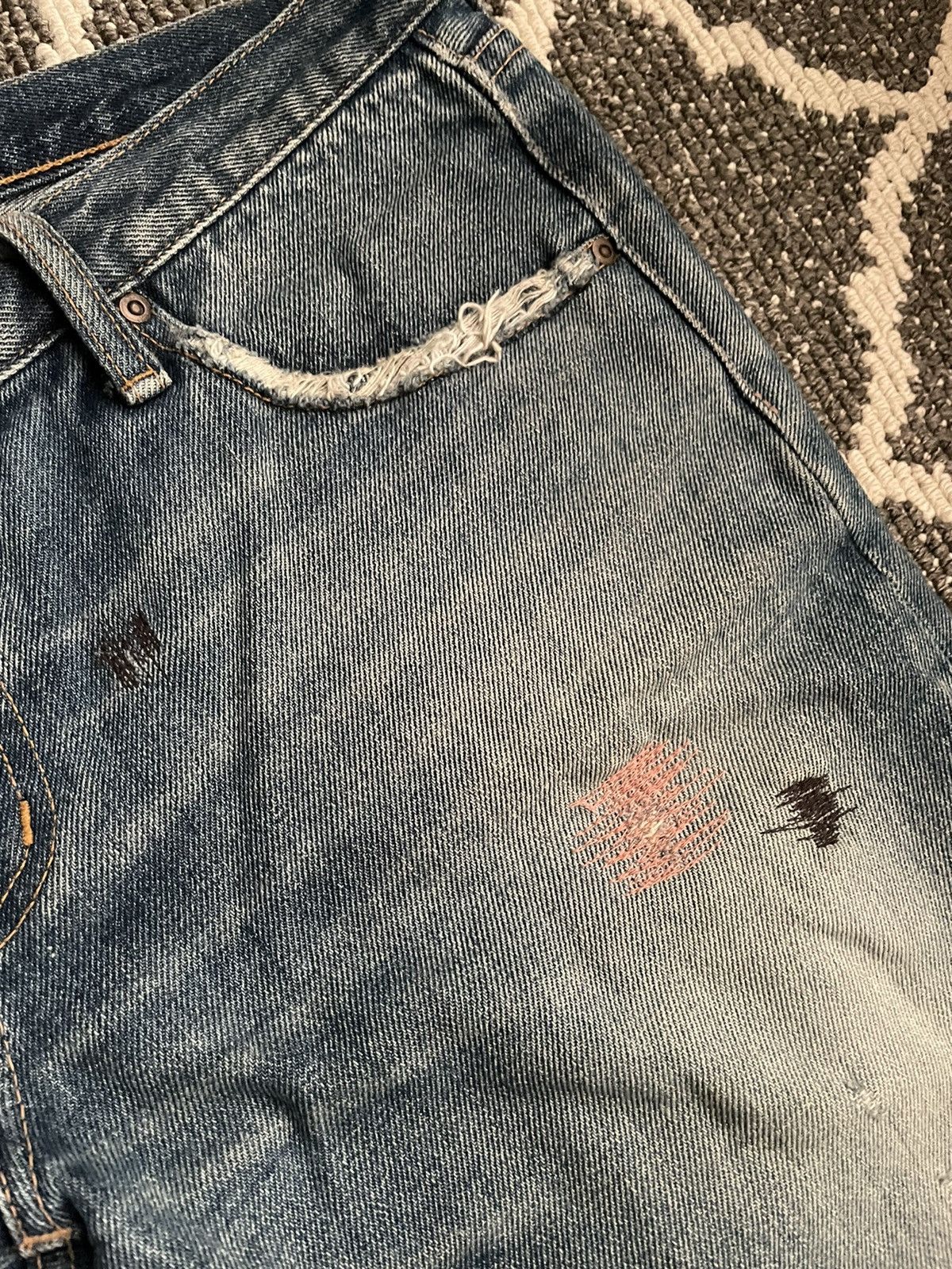 Undercover Undercover SS05 But Beautiful Denim With Back Patches Size US 31 - 5 Thumbnail