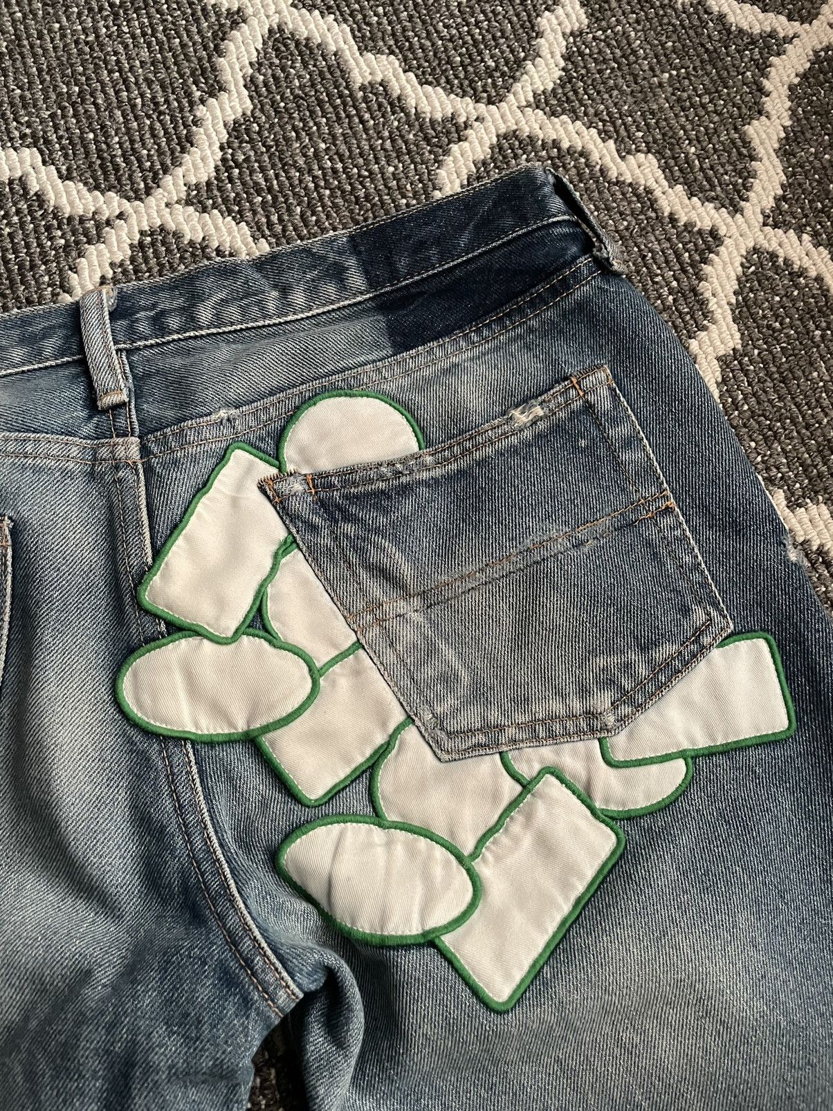 Undercover Undercover SS05 But Beautiful Denim With Back Patches Size US 31 - 8 Thumbnail